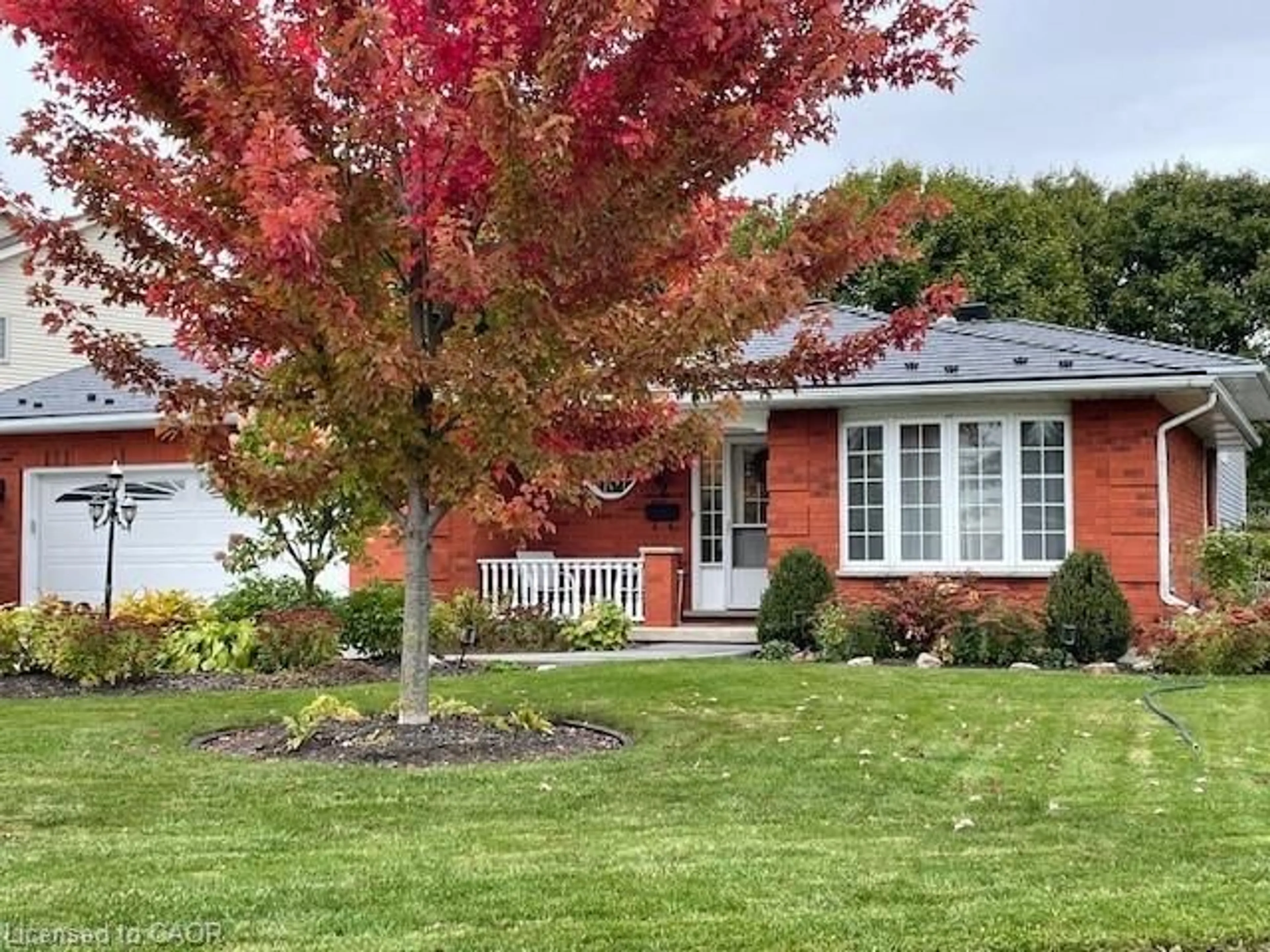 Home with brick exterior material, street for 2 Peregrine Cres, Elmira Ontario N3B 3J3