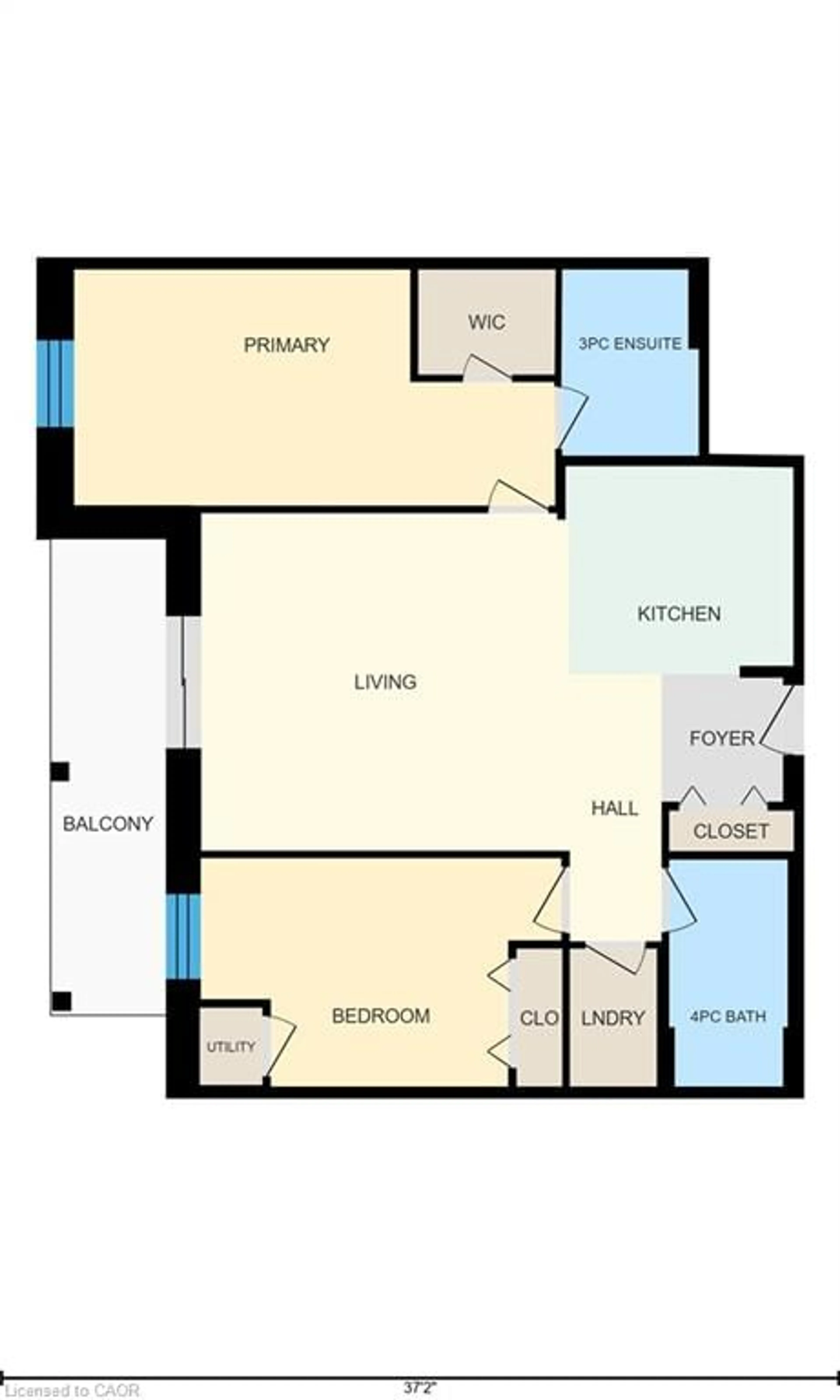 Floor plan for 776 Laurelwood Dr #609, Waterloo Ontario N2V 0A8