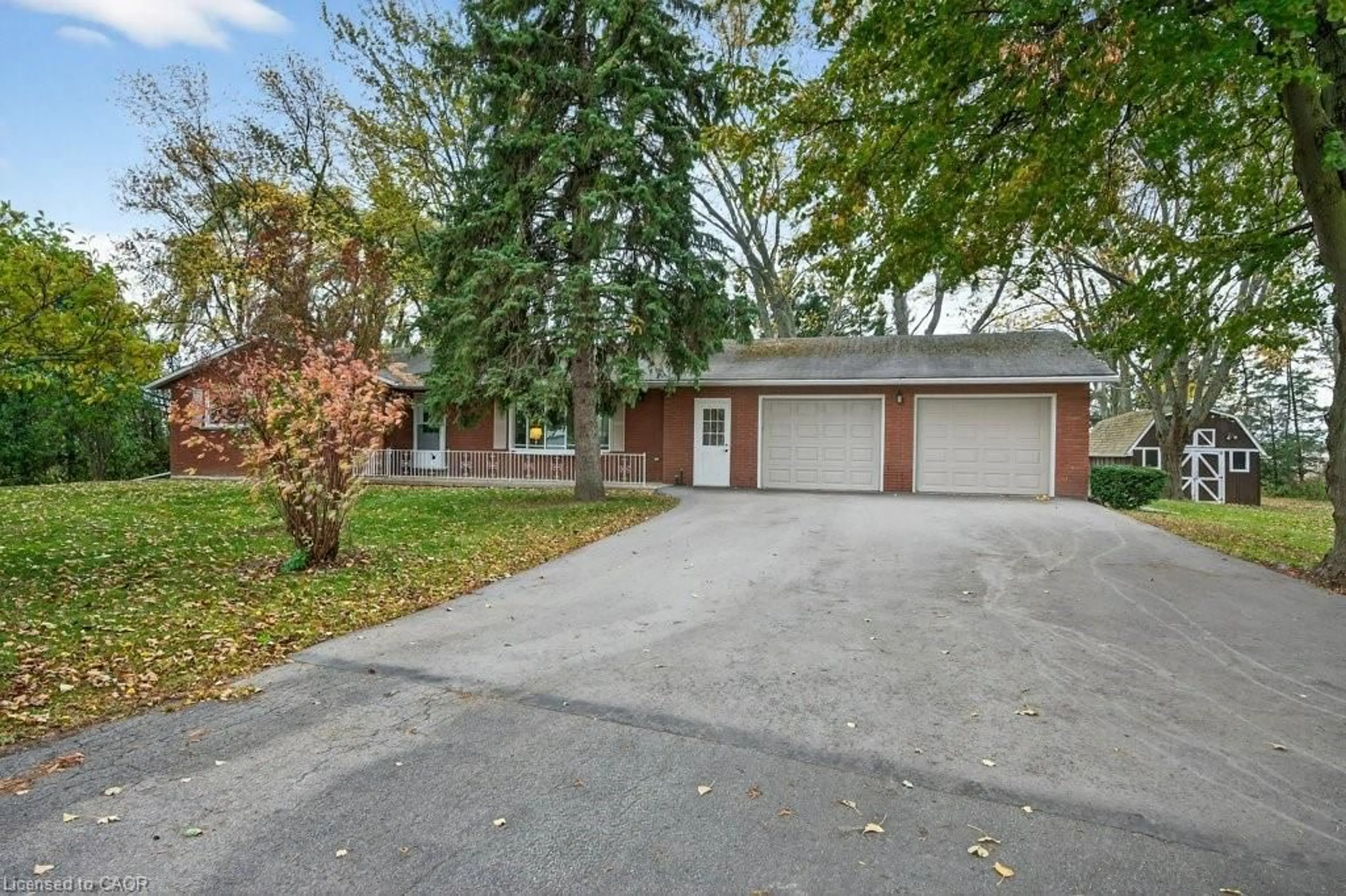 Home with brick exterior material, street for 9256 Twenty Rd, Smithville Ontario L0R 2A0