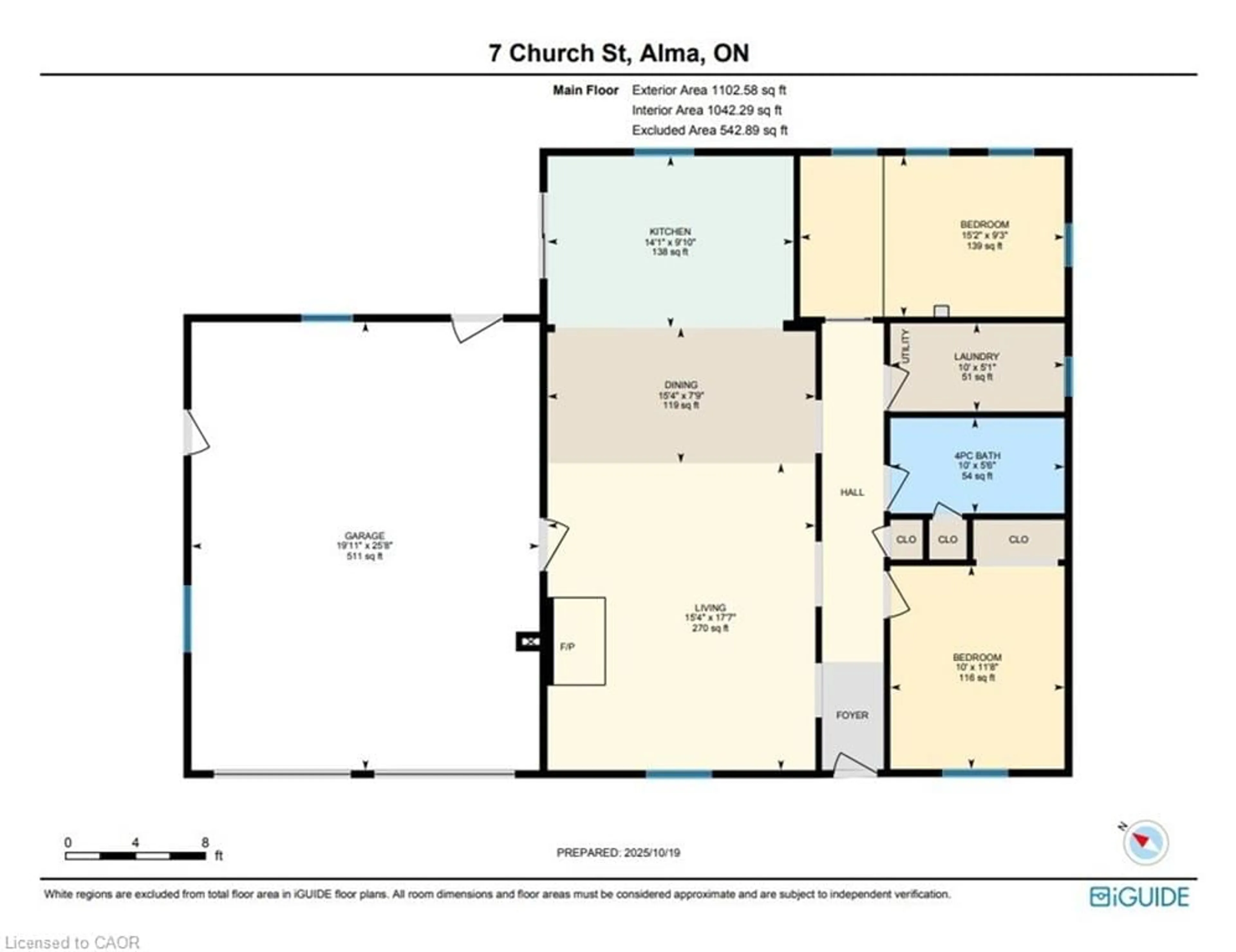 Floor plan for 7 Church St, Alma Ontario N0B 1A0