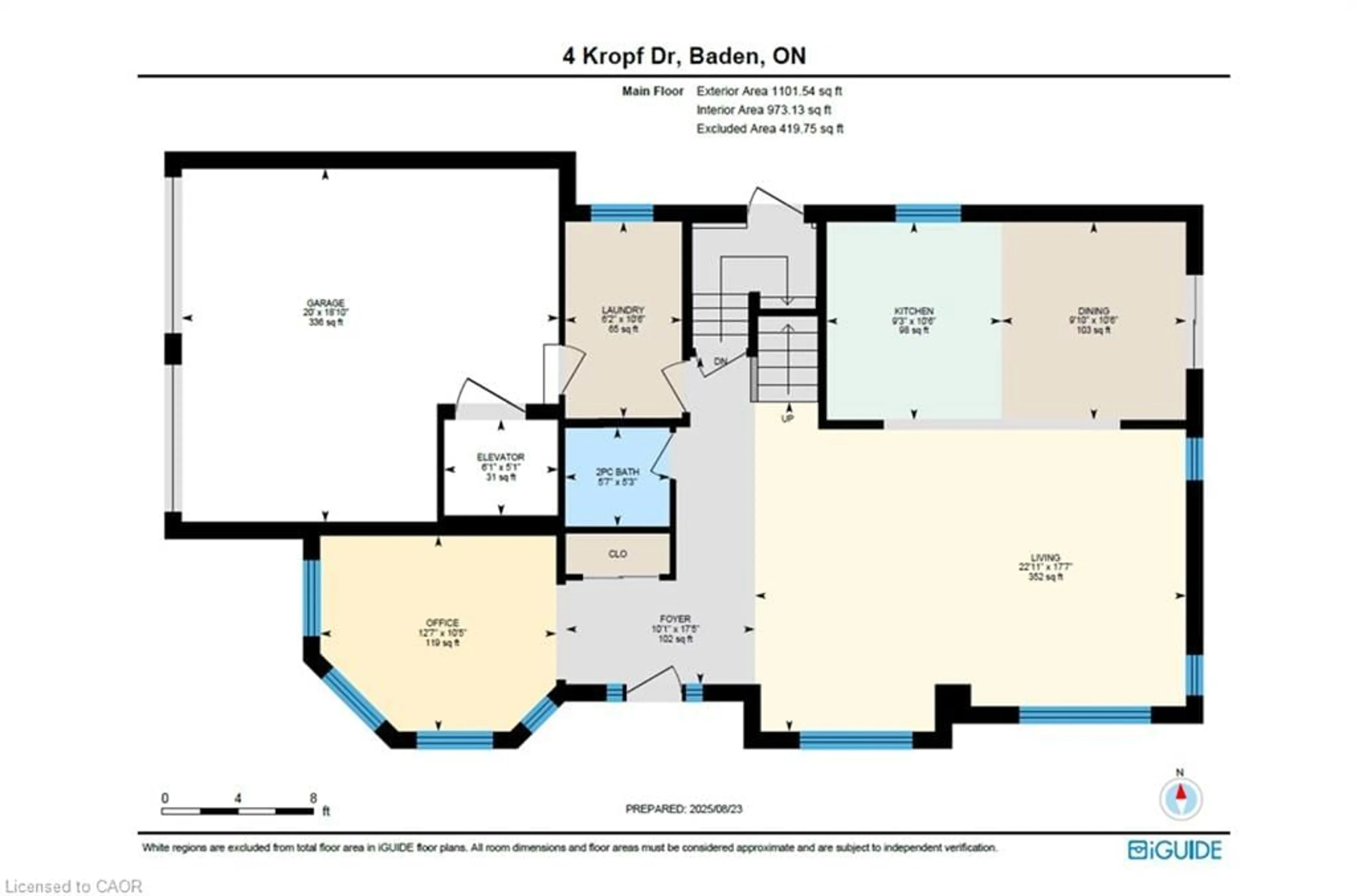 Floor plan for 4 Kropf Dr, Baden Ontario N3A 4R5