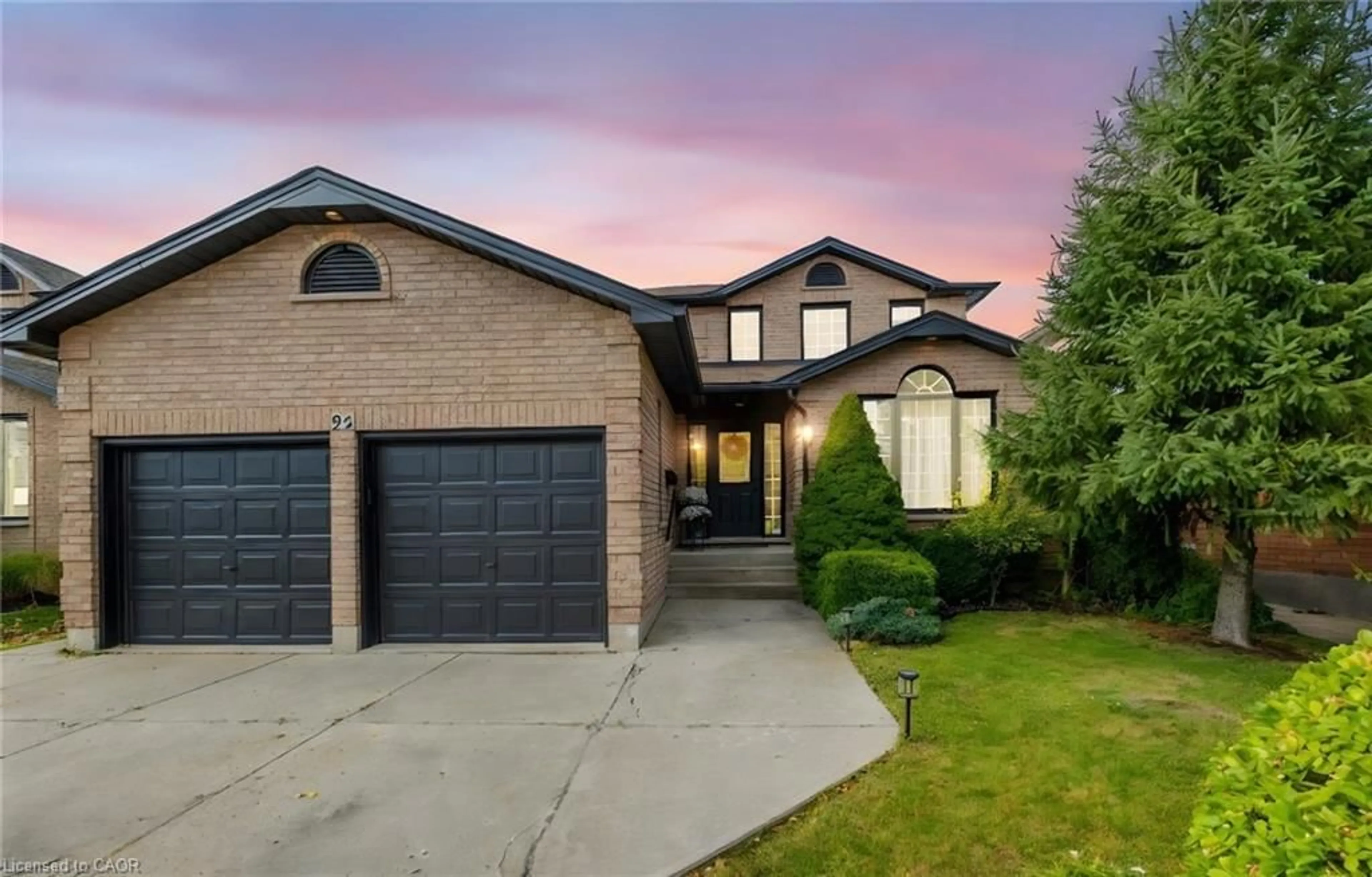 Home with brick exterior material, street for 95 Gatestone Dr, Hamilton Ontario L8J 2V1