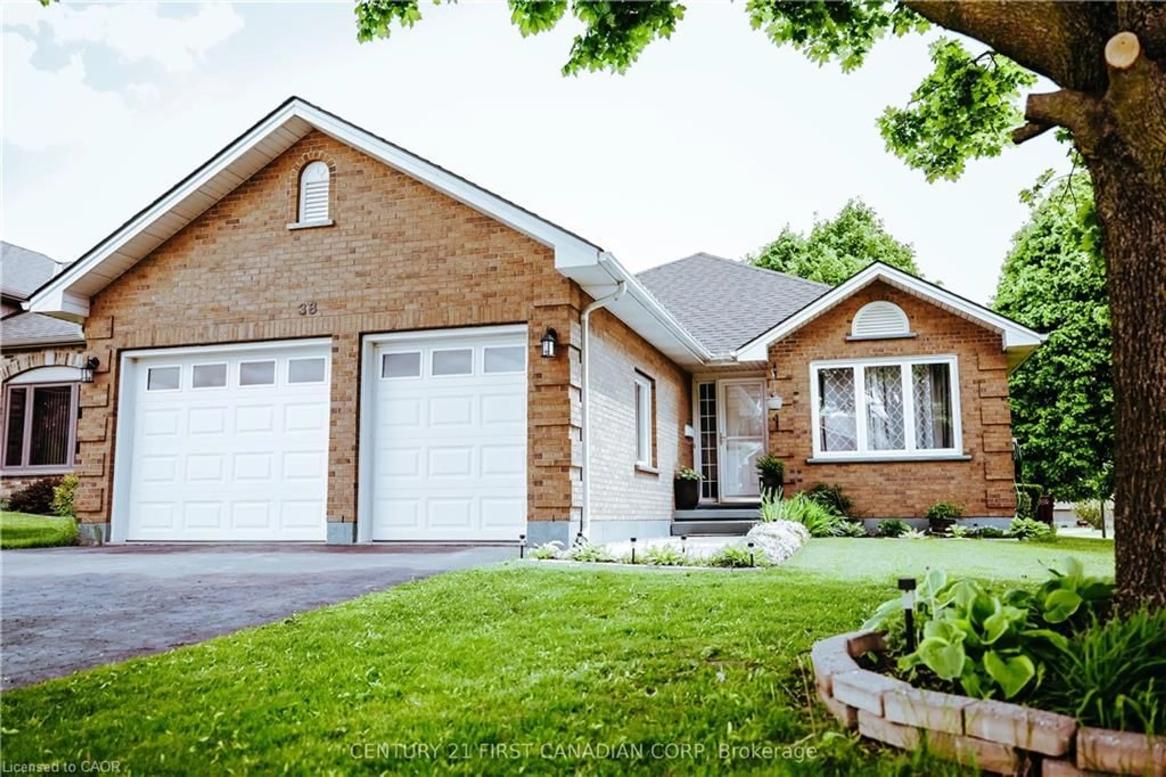 Home with brick exterior material, street for 38 St. Michael's St, Delhi Ontario N4B 3C8
