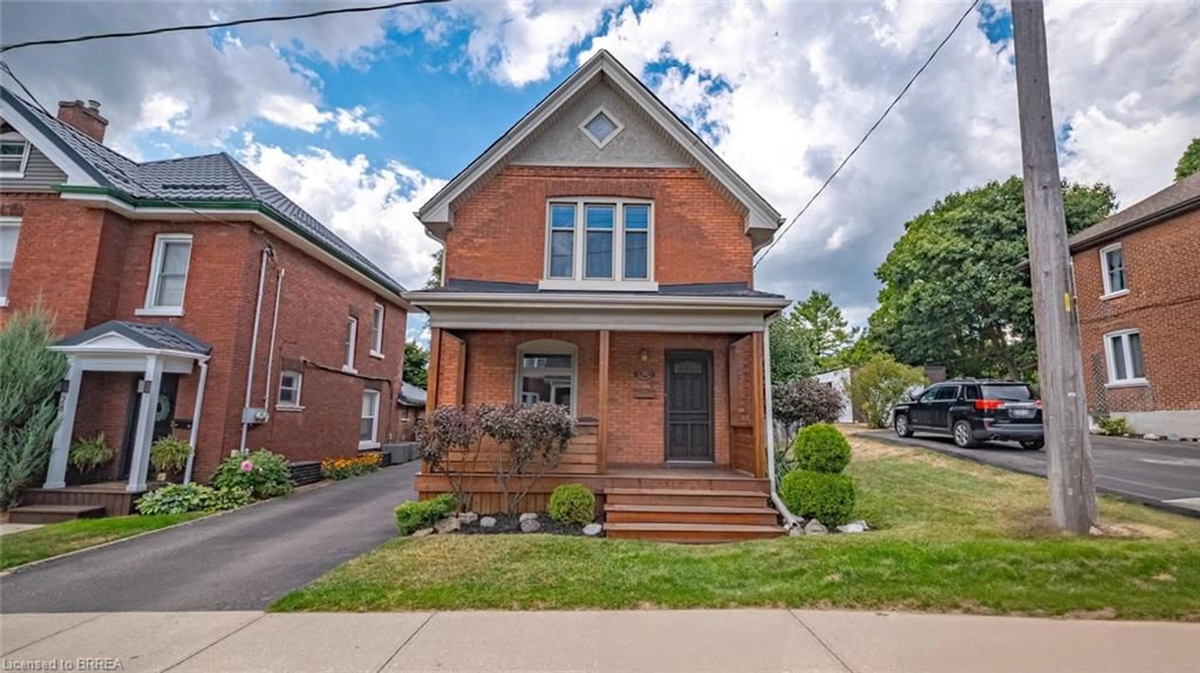Home with brick exterior material, street for 30 Lyons Ave, Brantford Ontario N3R 4P9