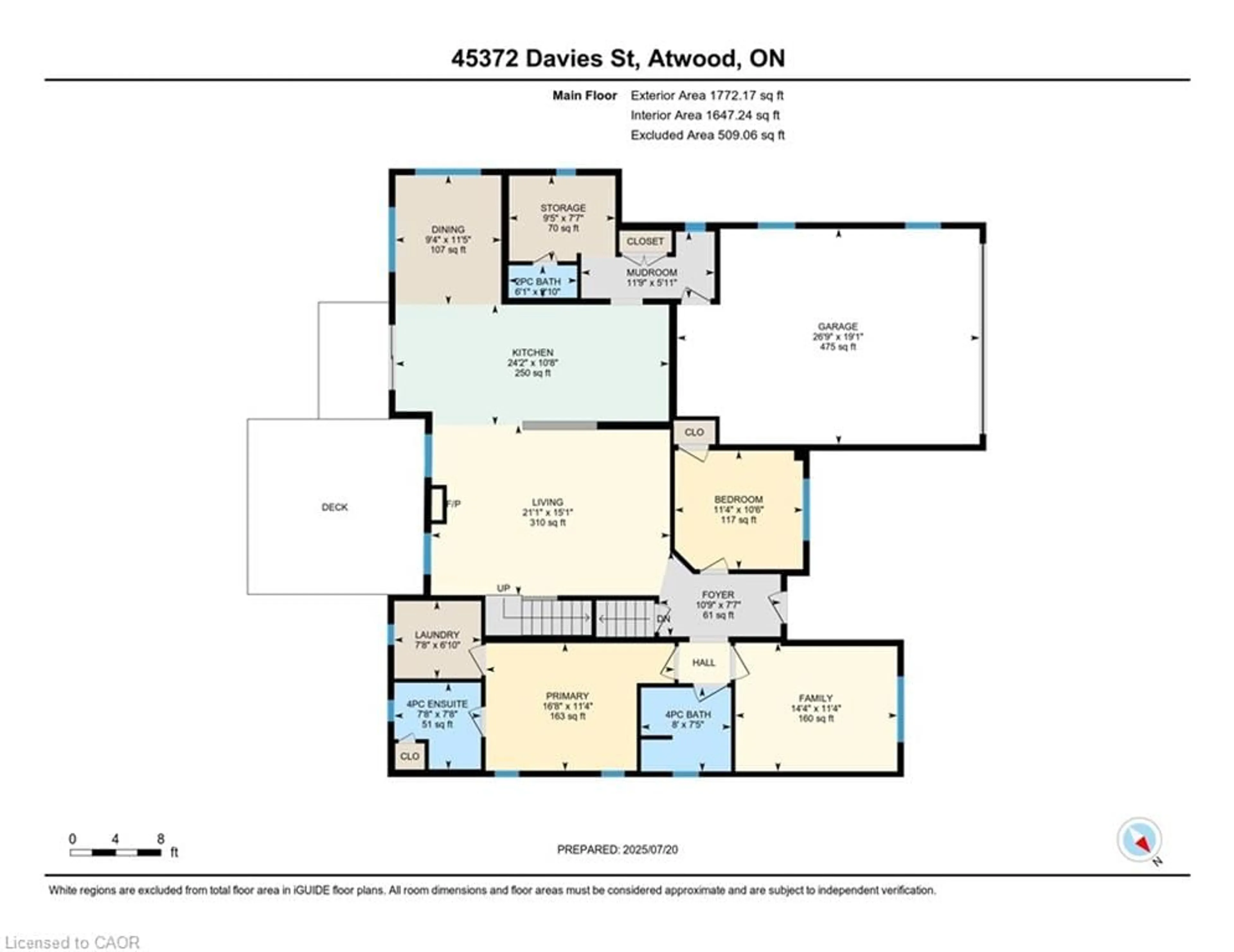 Floor plan for 45372 Davies St, Atwood Ontario N0G 1B0