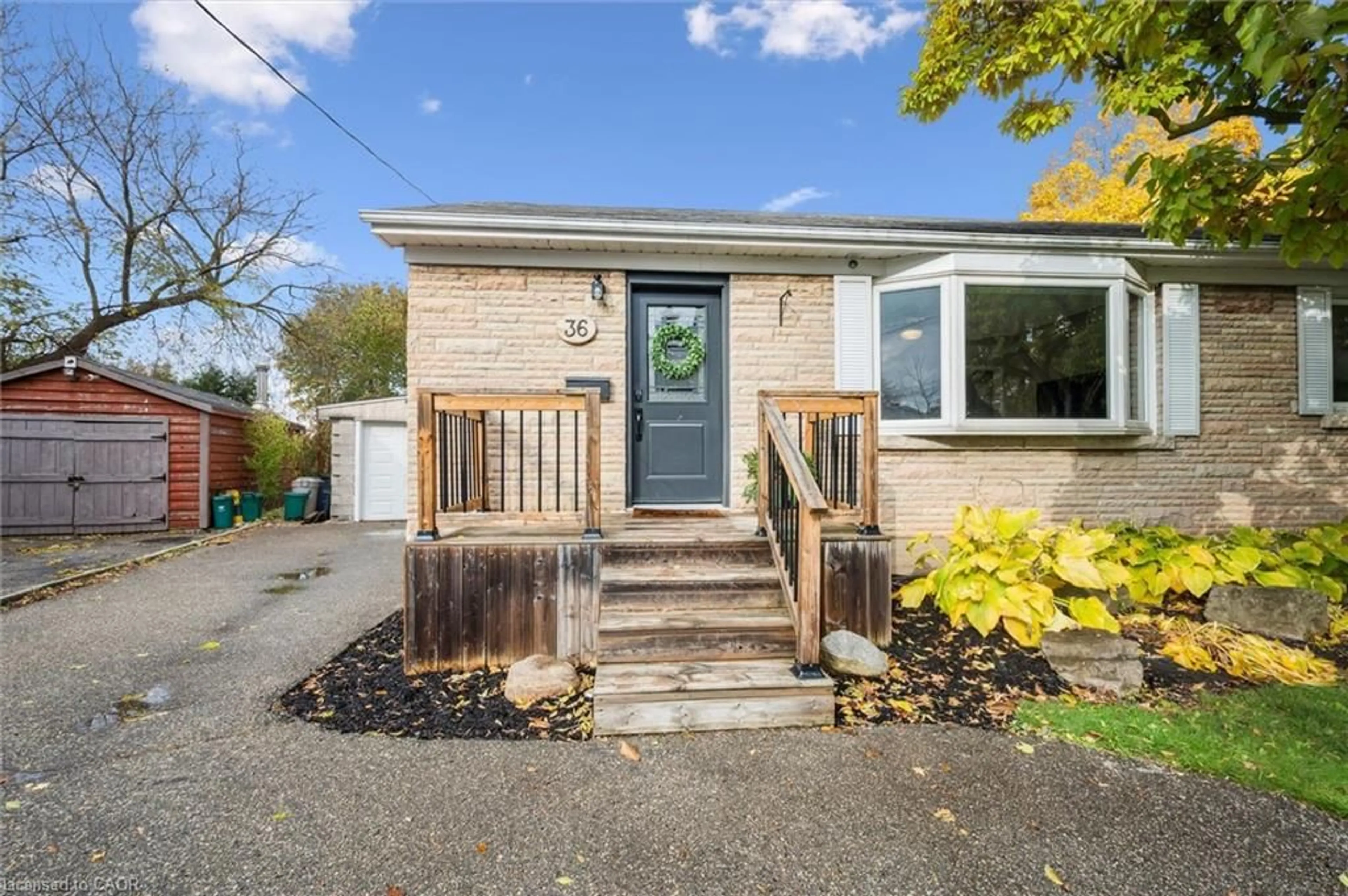 Home with brick exterior material, street for 36 Englewood Pl, Kitchener Ontario N2H 4S6