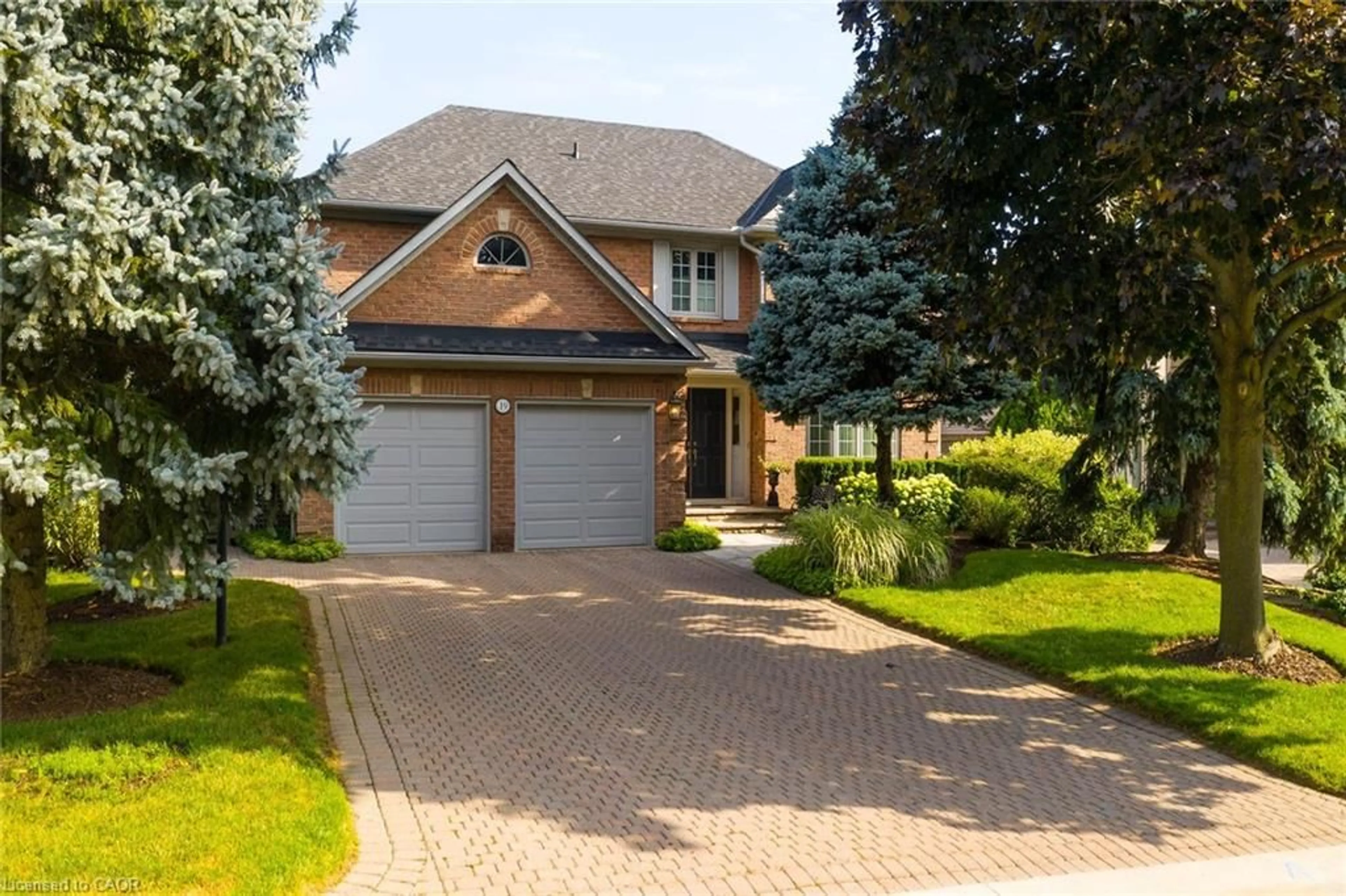 Home with brick exterior material, street for 19 Honeysuckle Cres, Ancaster Ontario L9K 1A9