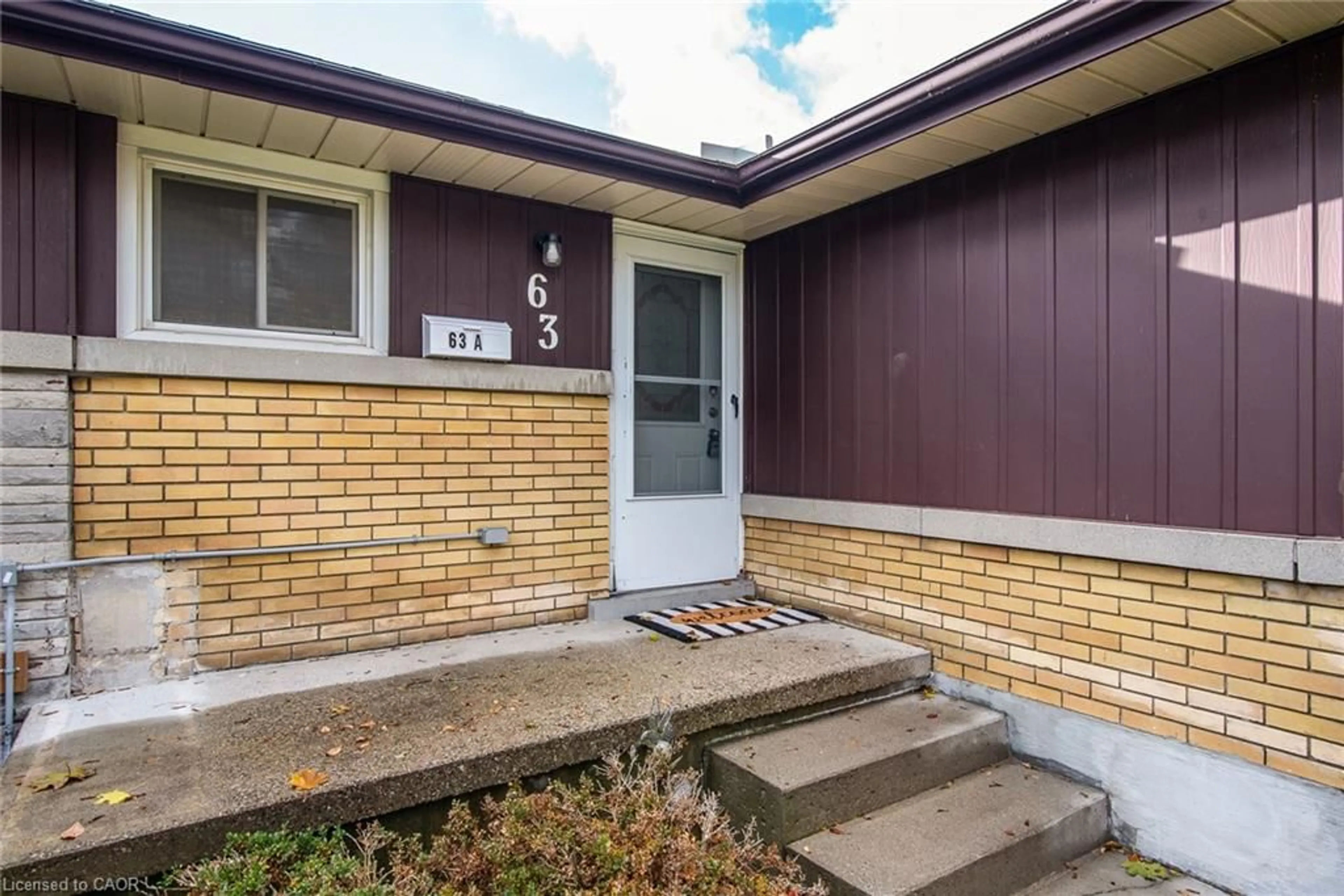 Home with brick exterior material, street for 63 Ellis Cres, Waterloo Ontario N2J 2B5