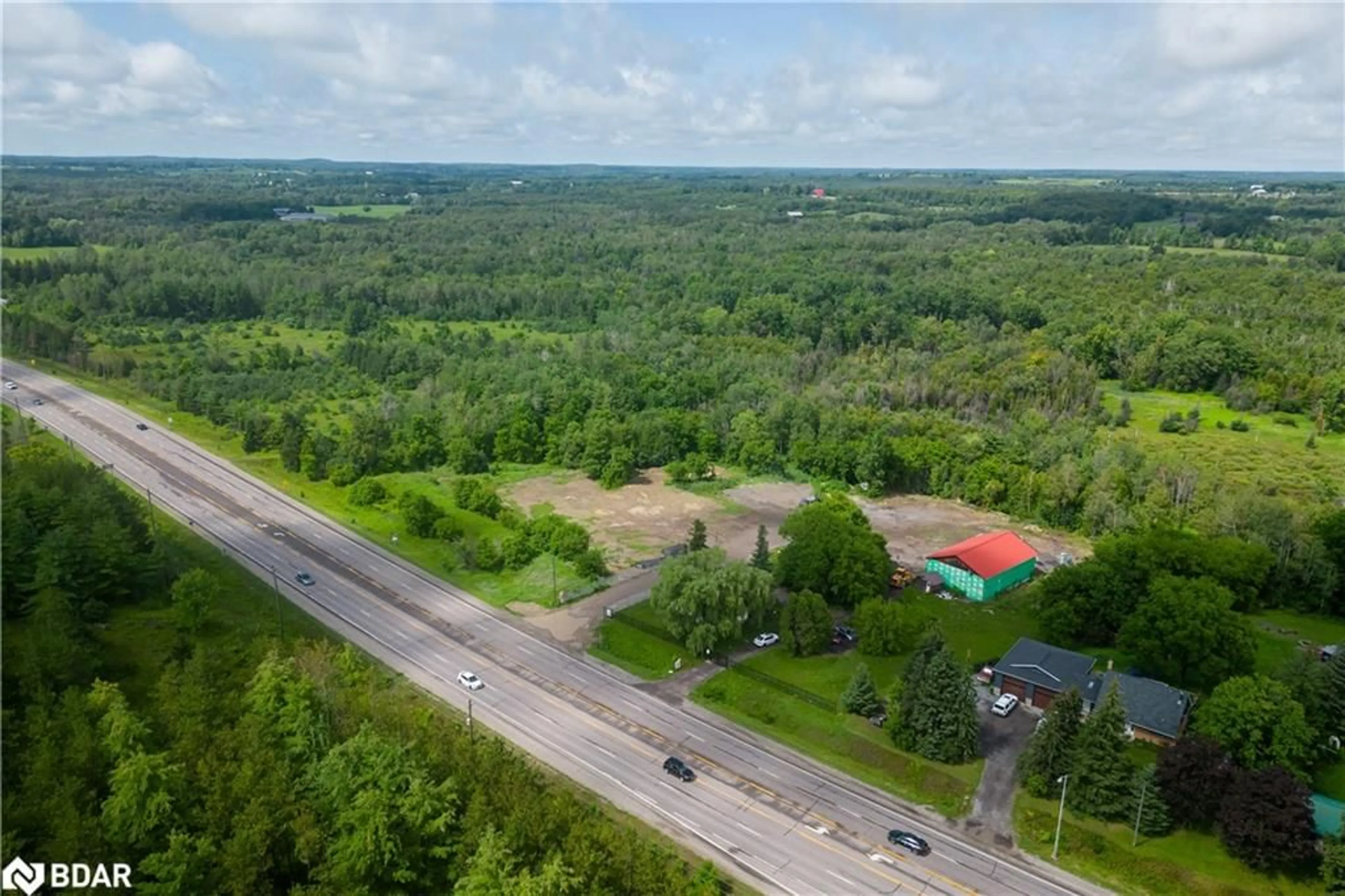 A pic from outside/outdoor area/front of a property/back of a property/a pic from drone, forest/trees view for 2178 6 Hwy, Hamilton Ontario N0B 2J0