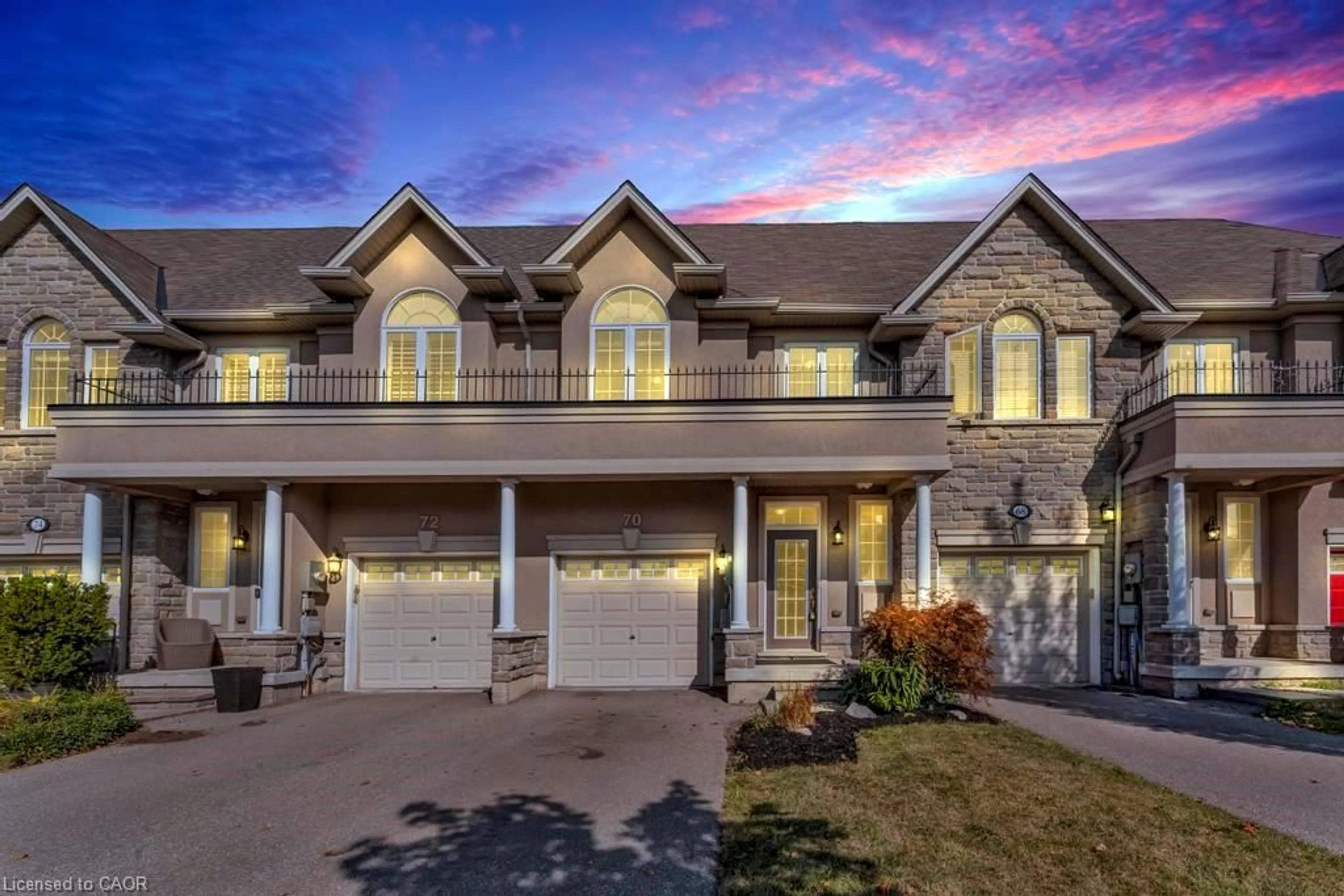 Home with brick exterior material, street for 70 Vinton Rd, Ancaster Ontario L9K 0G6