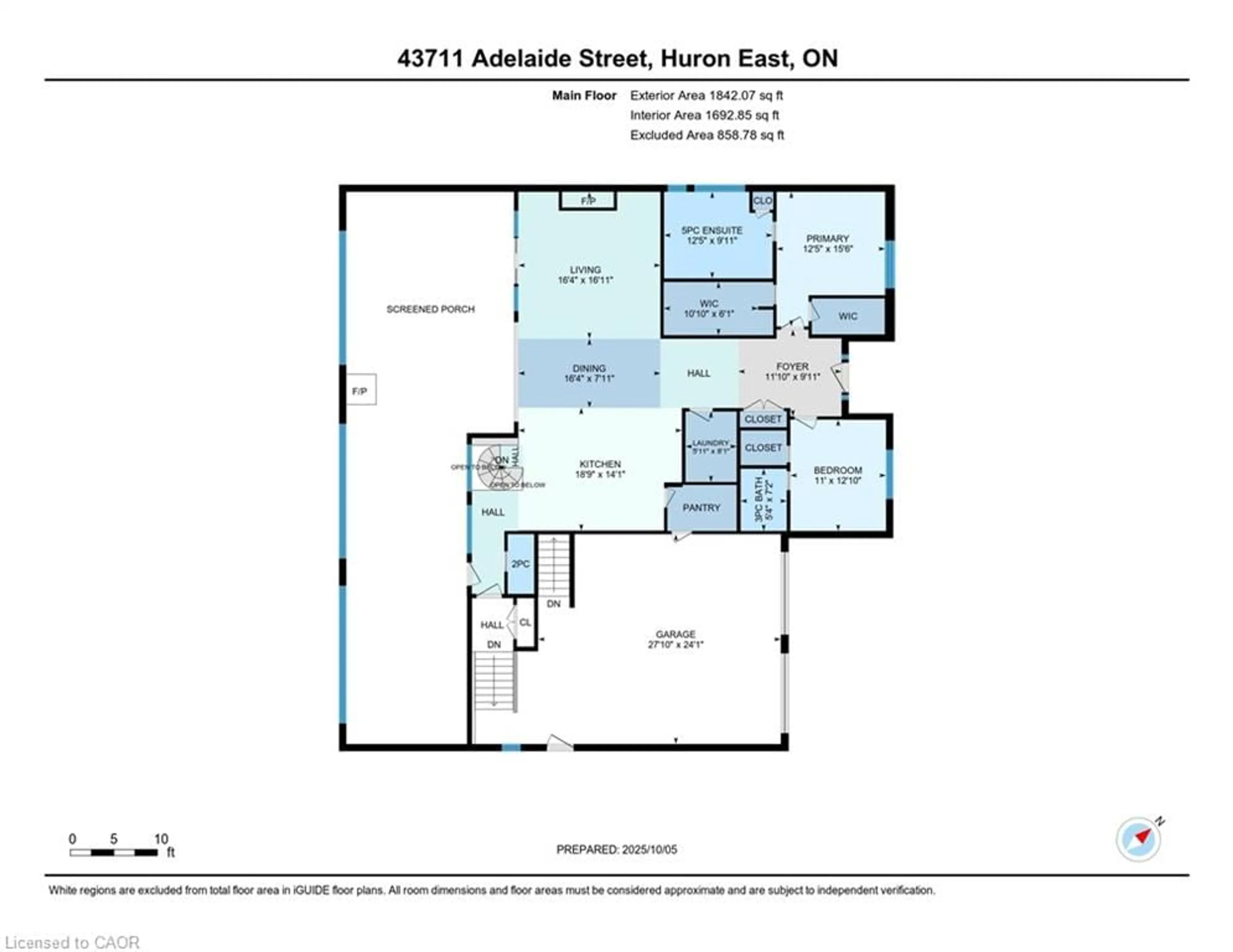 Floor plan for 43711 Adelaide St, Cranbrook Ontario N0G 1H0
