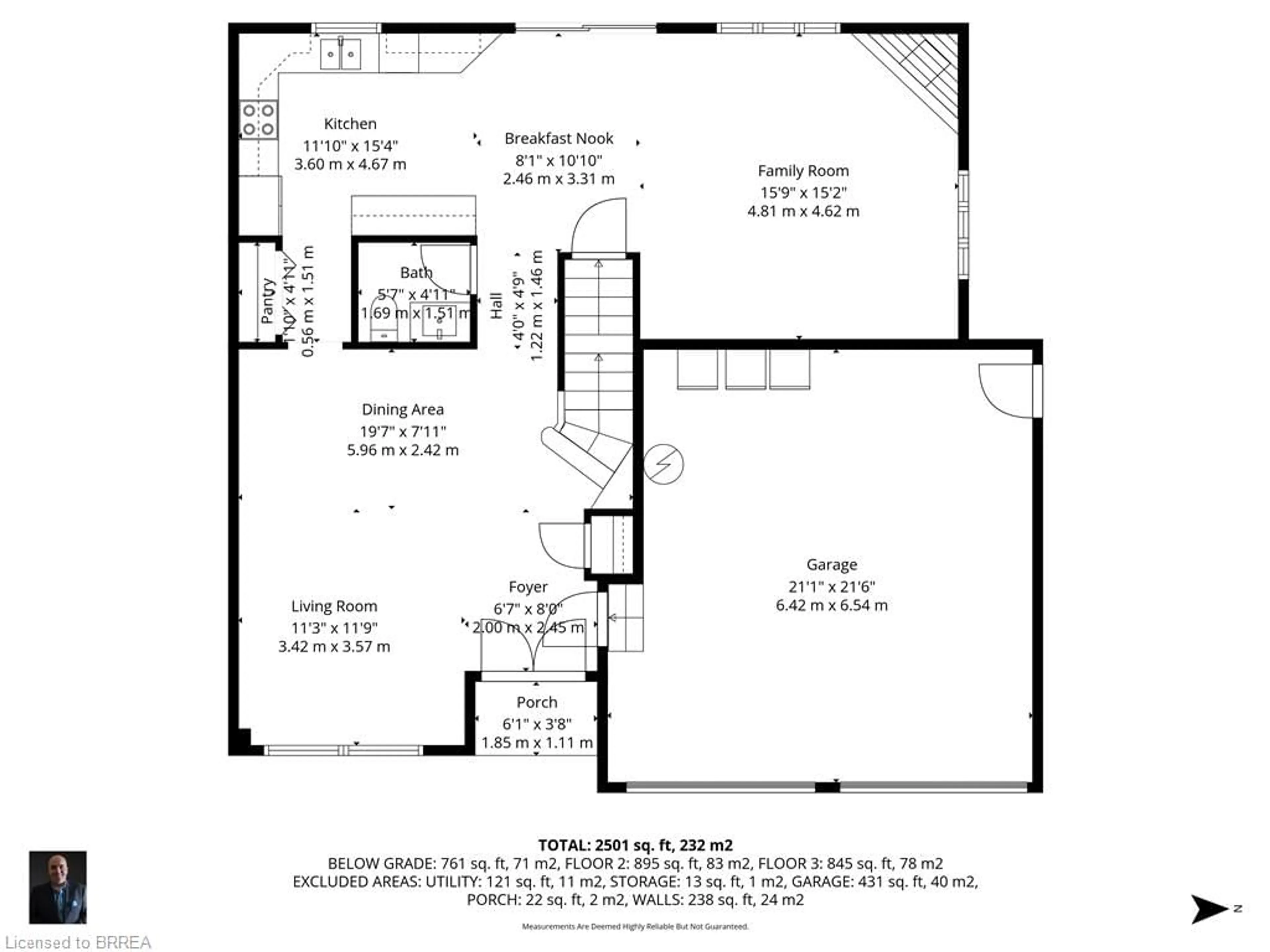 Floor plan for 209 Dundas St, Paris Ontario N3L 4H3