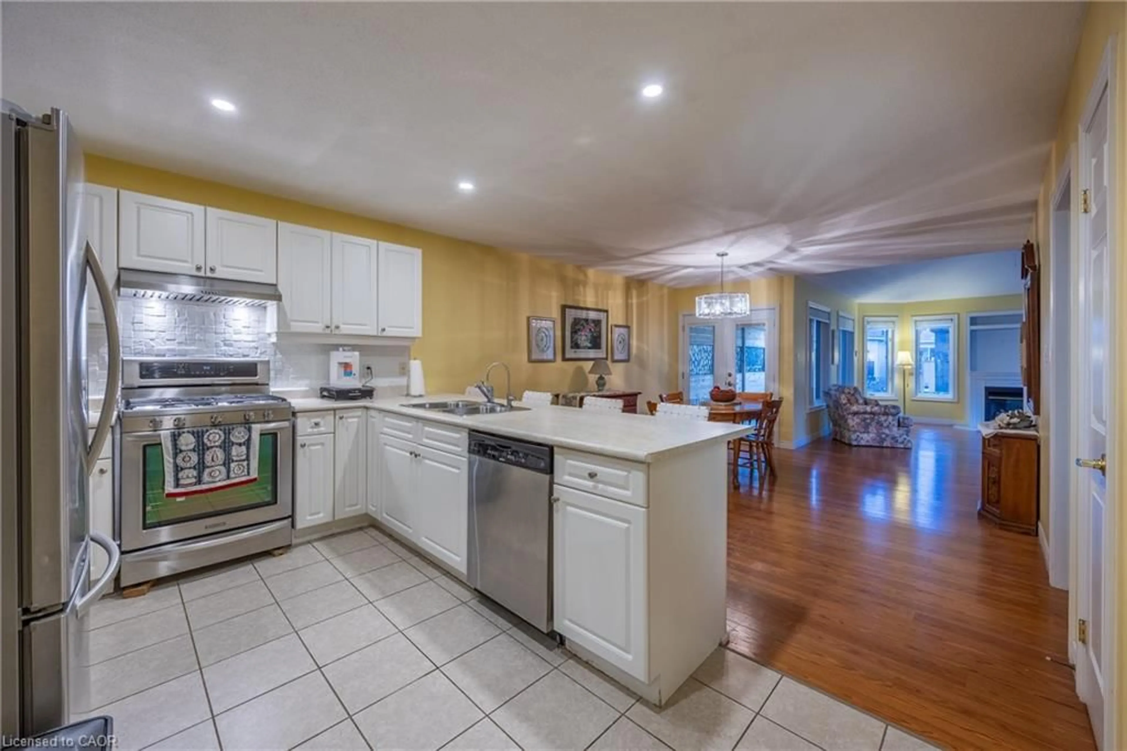 Open concept kitchen, ceramic/tile floor for 105 Balsam Trail, Port Rowan Ontario N0E 1M0