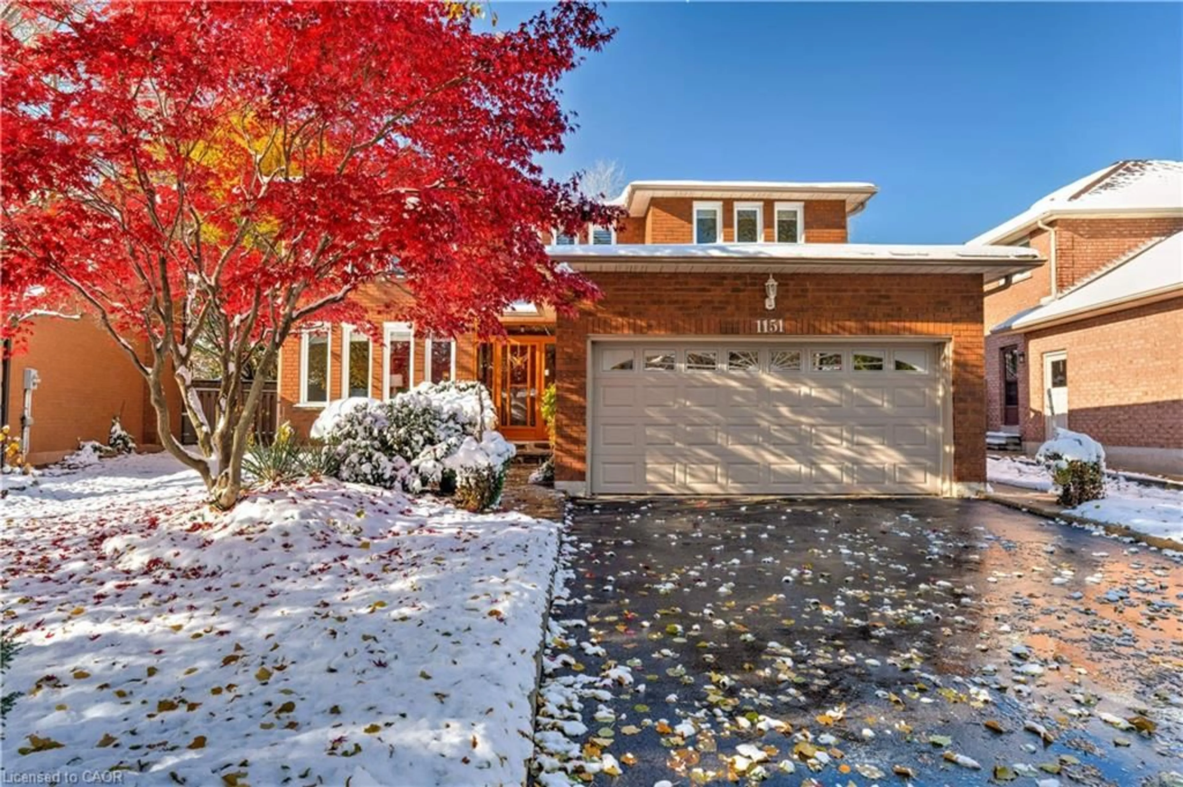 Home with brick exterior material, street for 1151 Manor Rd, Oakville Ontario L6M 1G3