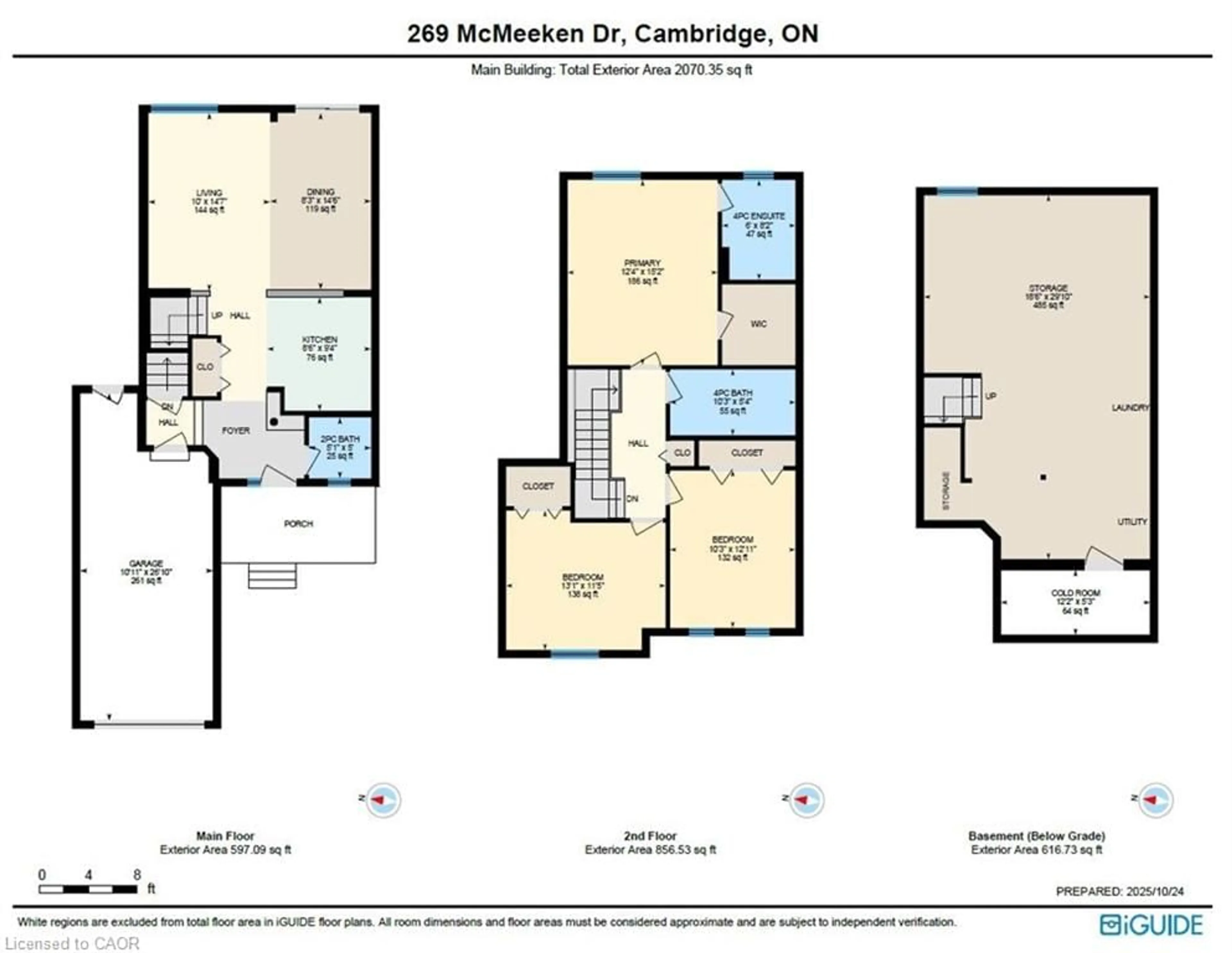 Floor plan for 269 Mcmeeken Dr, Cambridge Ontario N3C 4N7