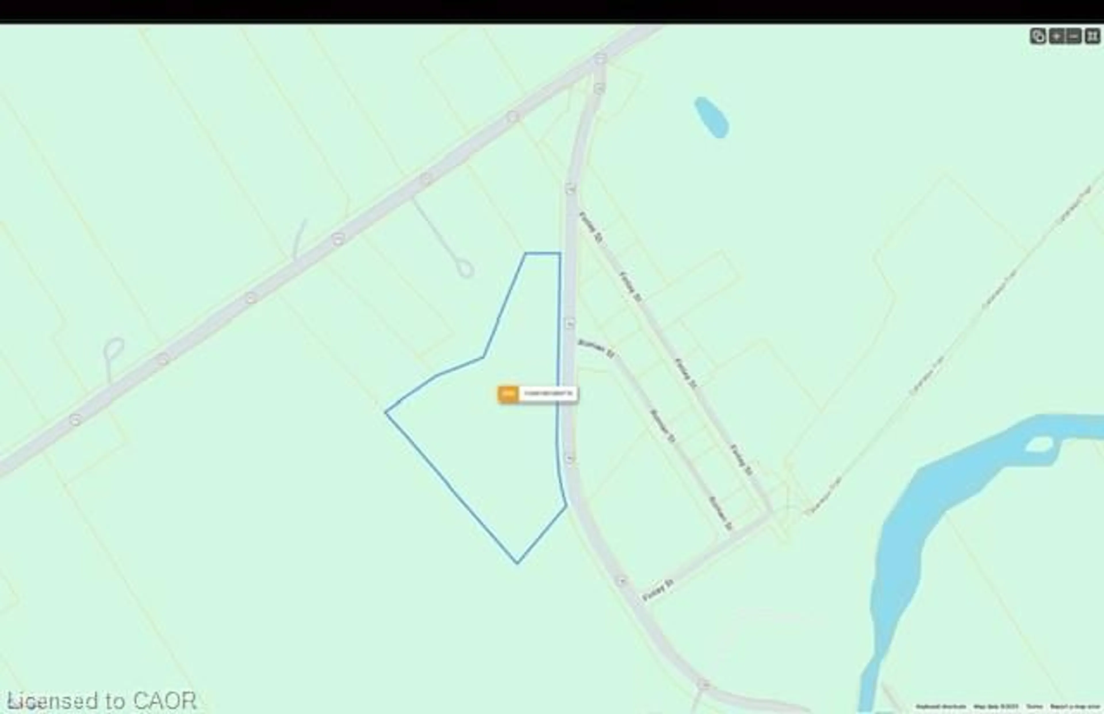 Picture of a map for 0 County Road 16, Napanee Ontario K7R 3L2