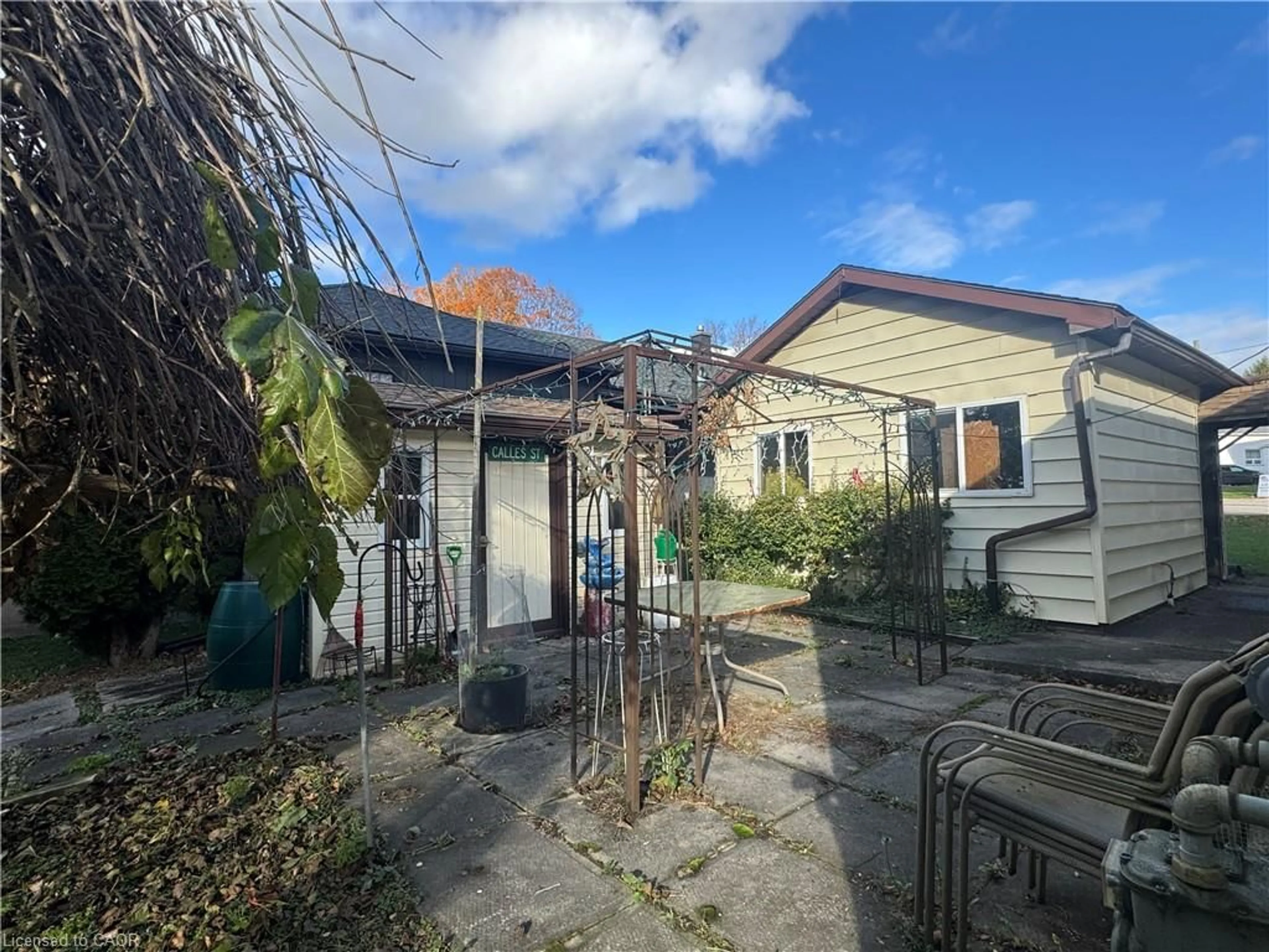 A pic from outside/outdoor area/front of a property/back of a property/a pic from drone, street for 115 Diagonal Rd, Wingham Ontario N0G 2W0