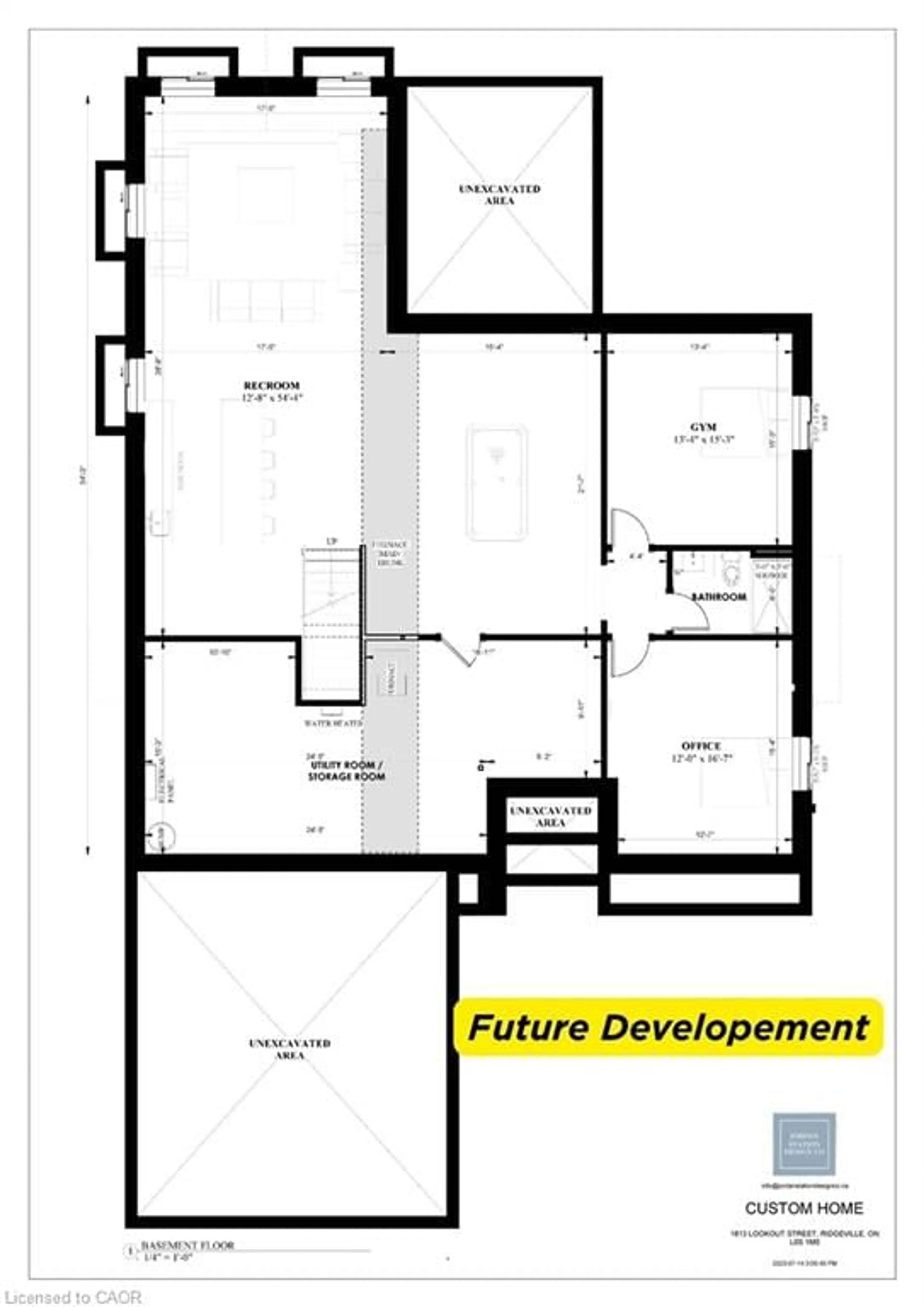 Floor plan for 1613 G Lookout St, Fonthill Ontario L3E 0V2