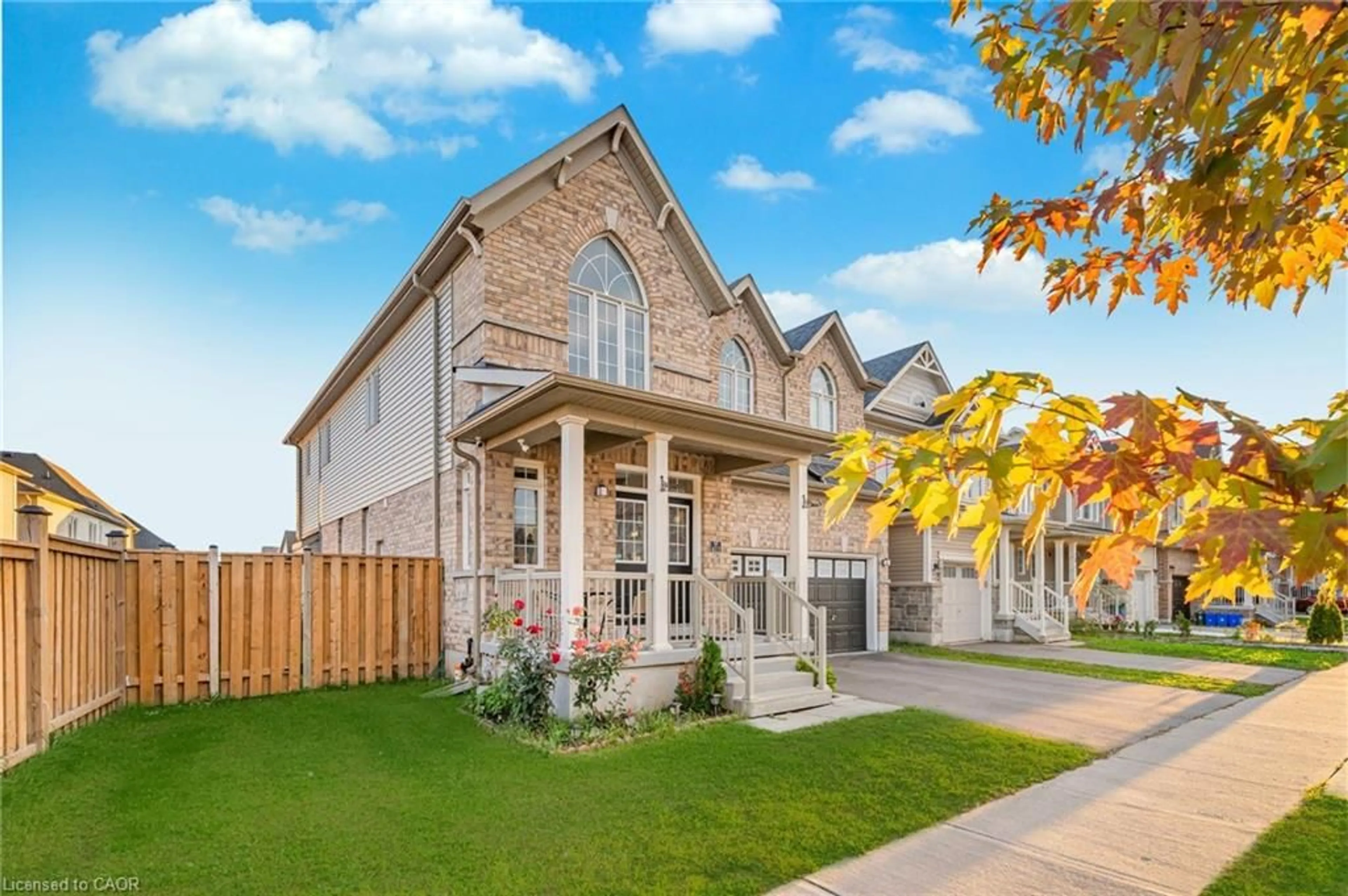 Home with brick exterior material, street for 411 Linden Dr, Cambridge Ontario N3H 0C2