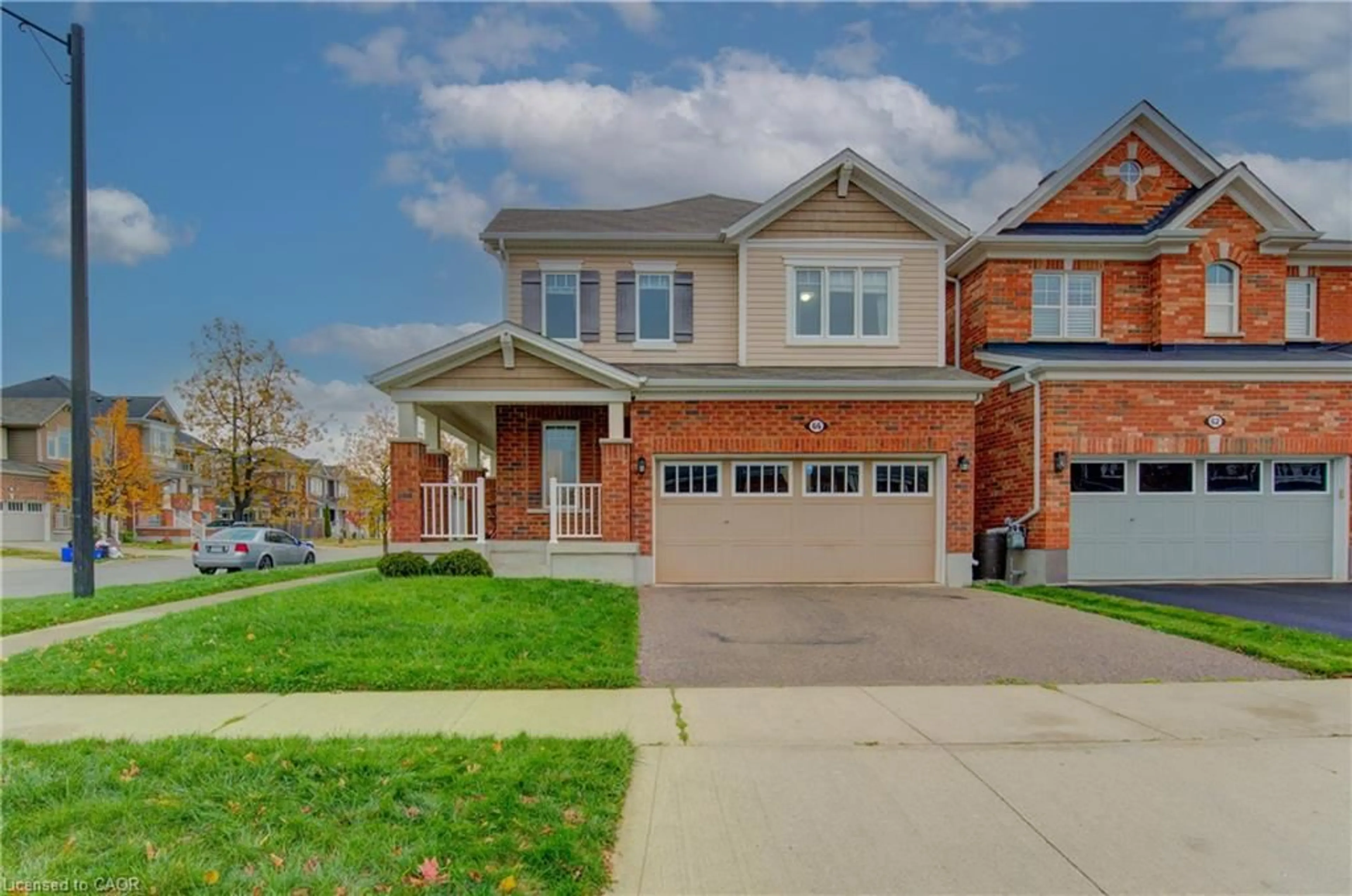 Home with brick exterior material, street for 66 Shoreacres Dr, Kitchener Ontario N2R 0K7