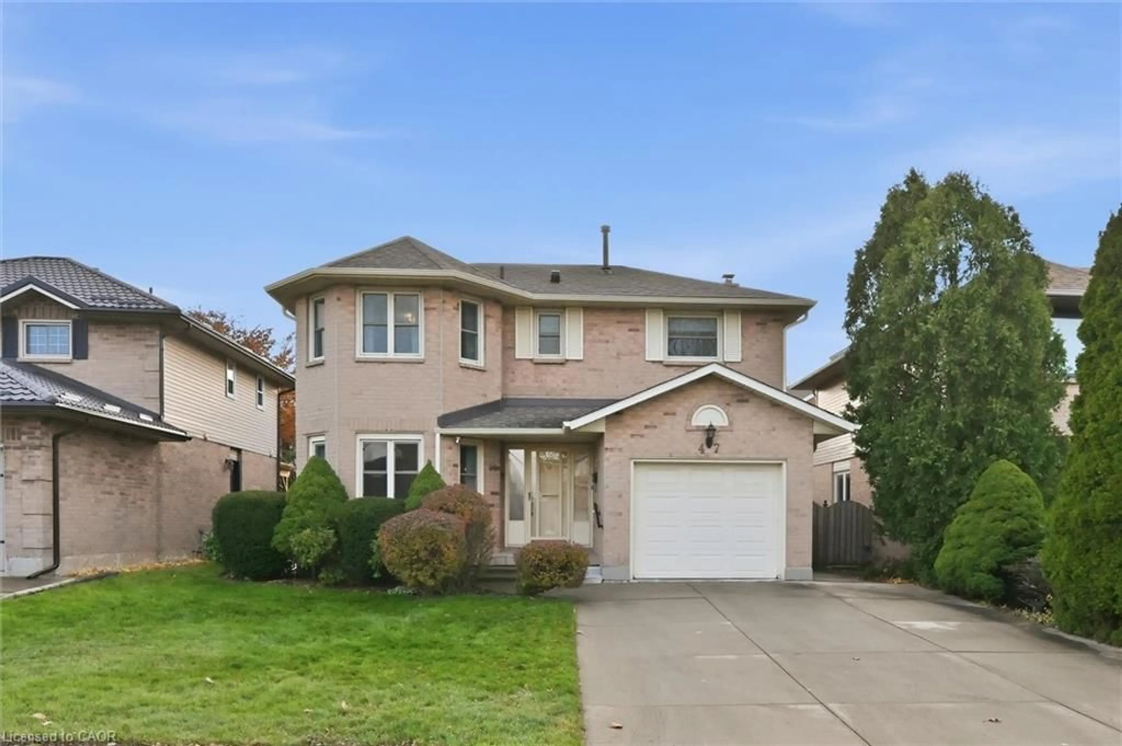 Home with brick exterior material, street for 47 Elmira Dr, Hamilton Ontario L9C 7H8