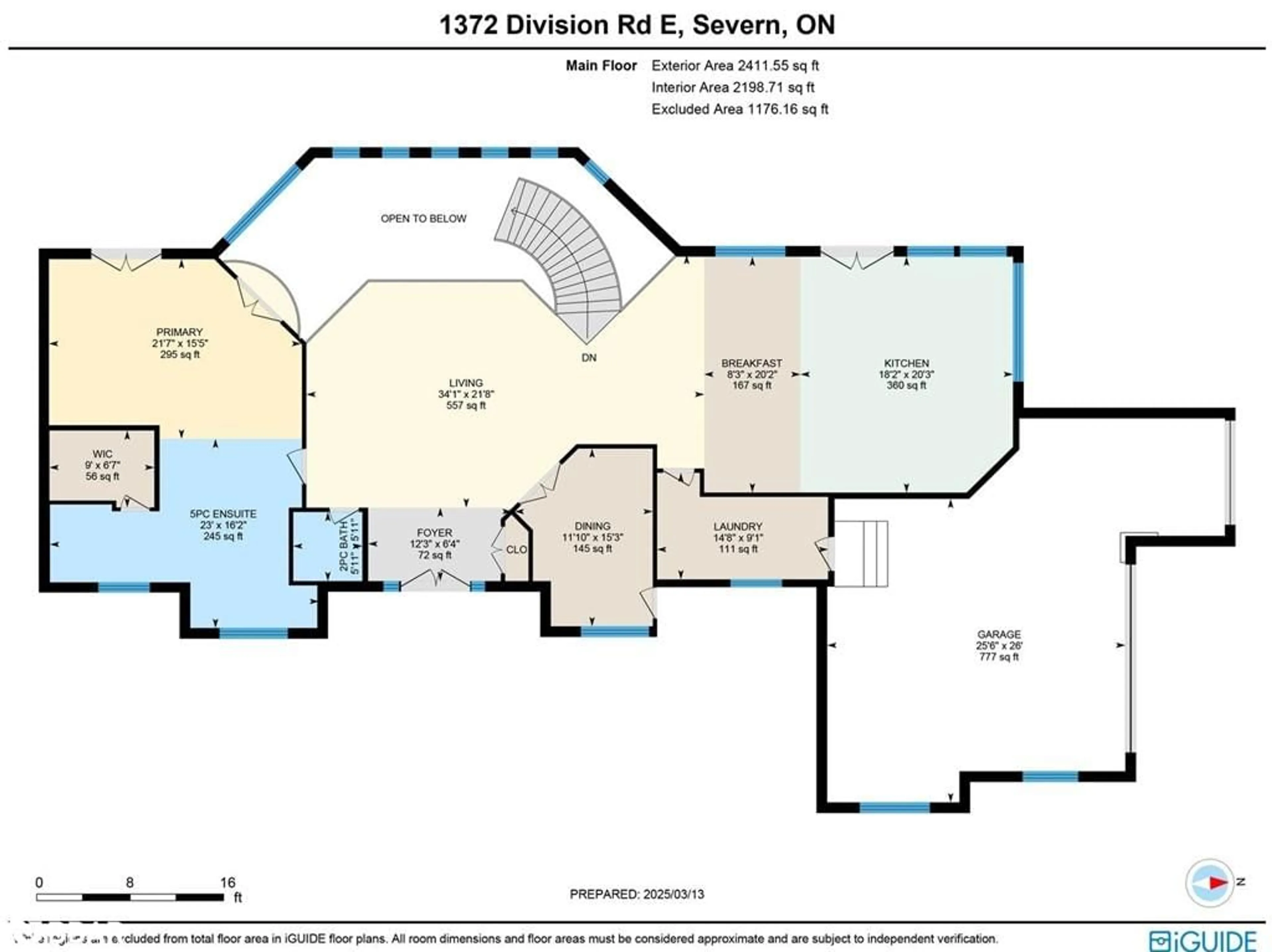 Floor plan for 1372 Division Road East, Severn Ontario L3V 0X8