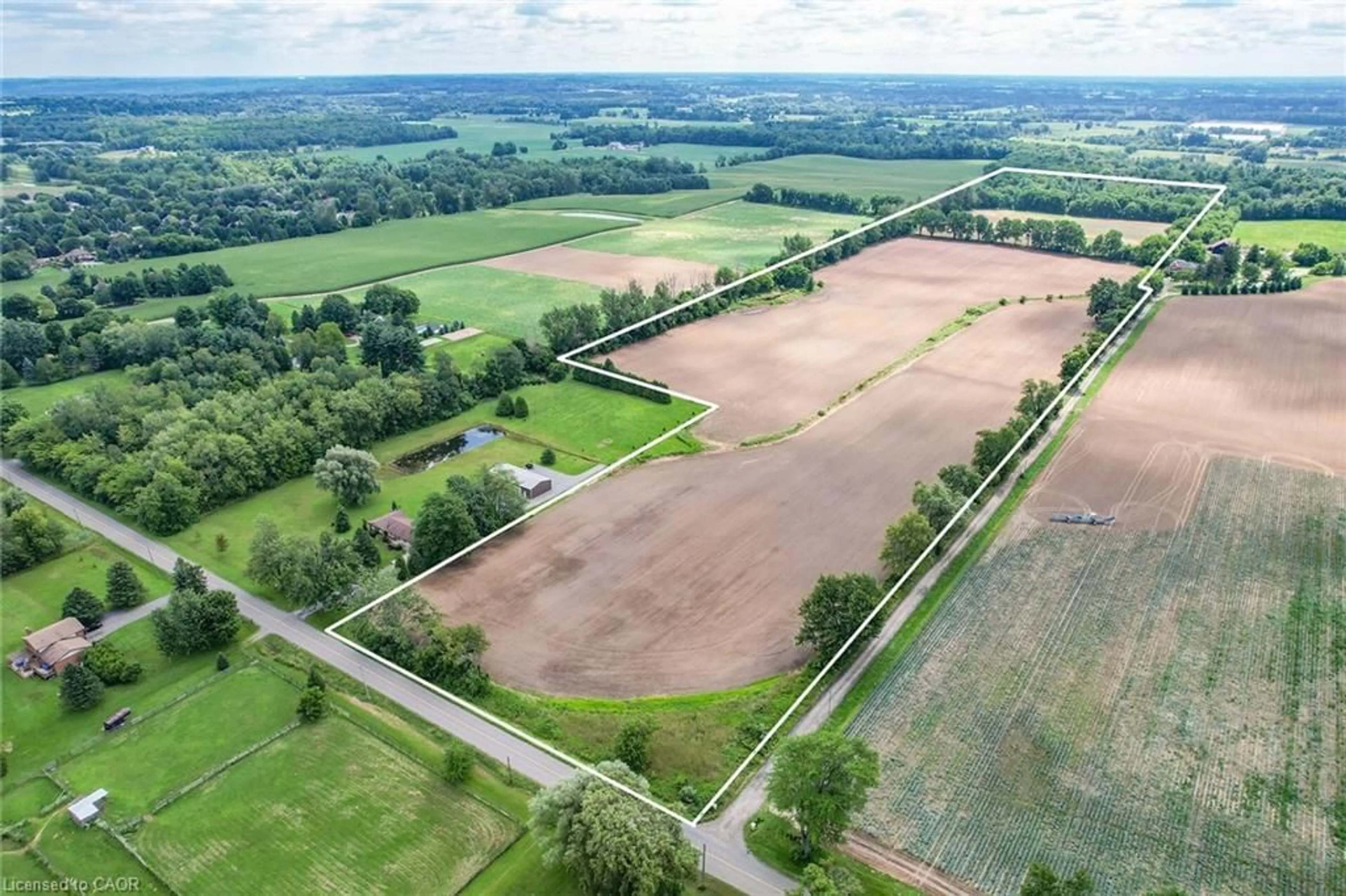A pic from outside/outdoor area/front of a property/back of a property/a pic from drone, unknown for PT LT 22 Concession 2 Rd, Flamborough Ontario L0R 1T0