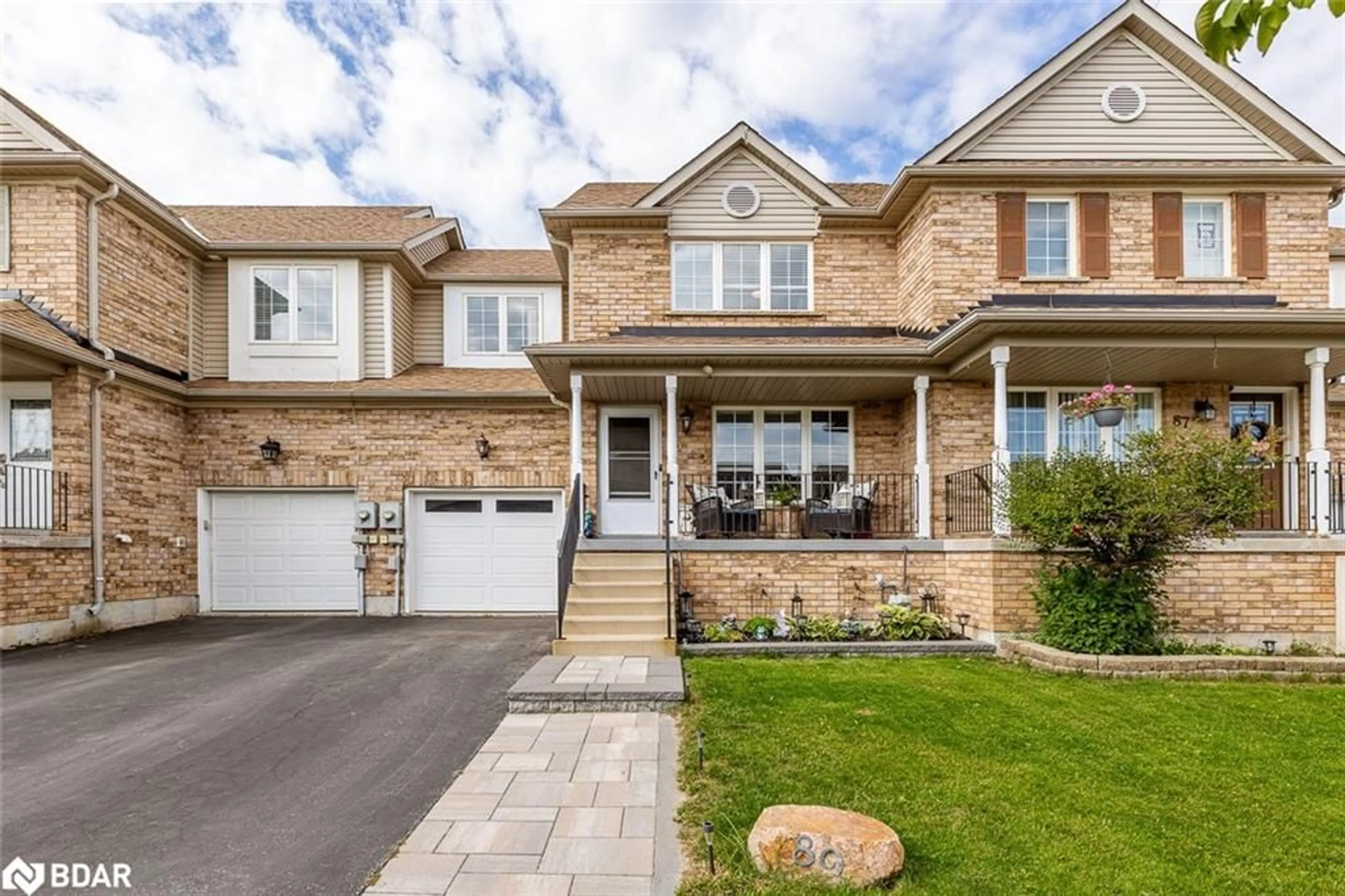 Home with brick exterior material, street for 89 Bentley Cres, Barrie Ontario L4N 0Z1