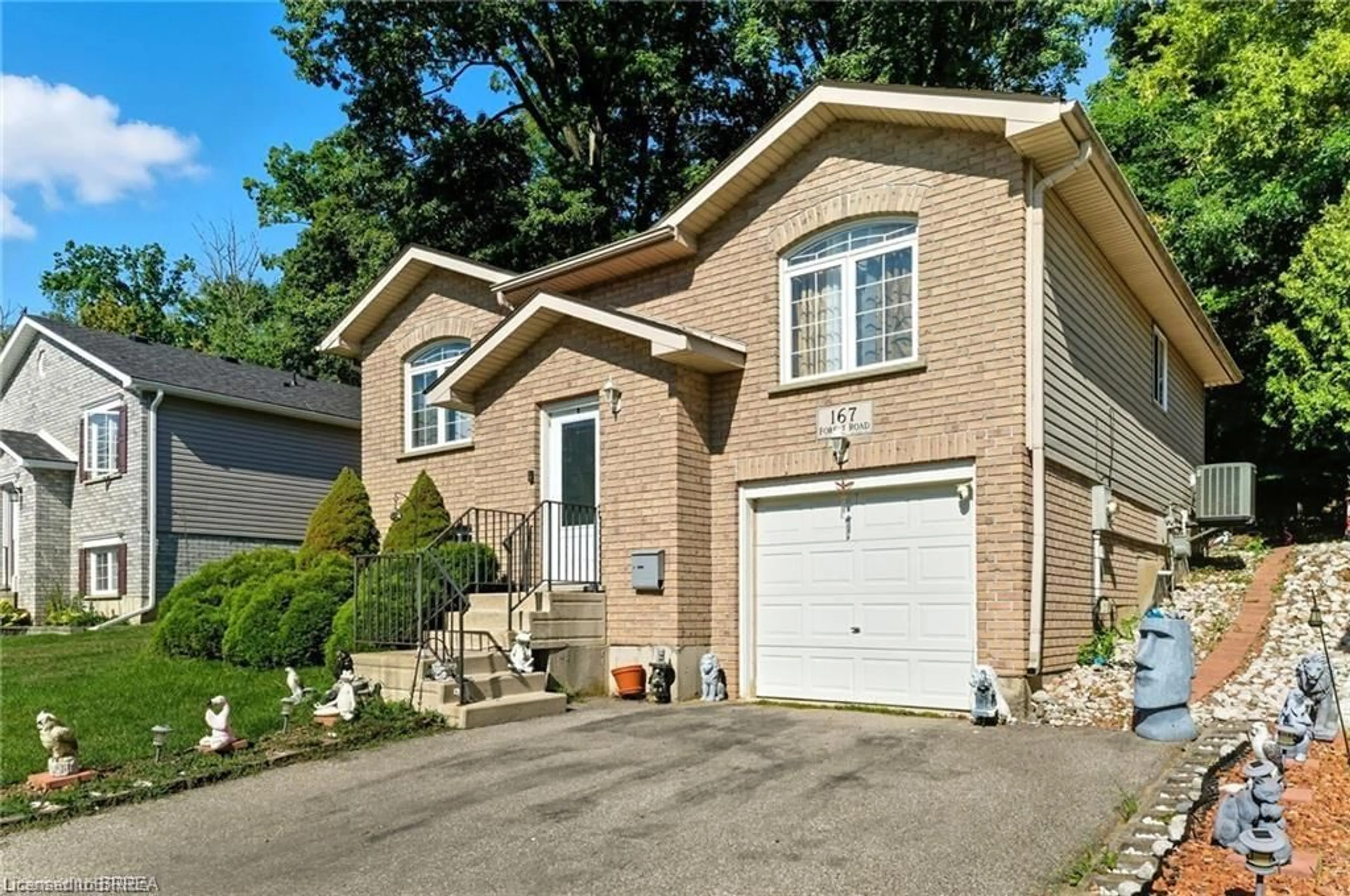 Home with brick exterior material, street for 167 Forest Rd, Brantford Ontario N3S 7L5