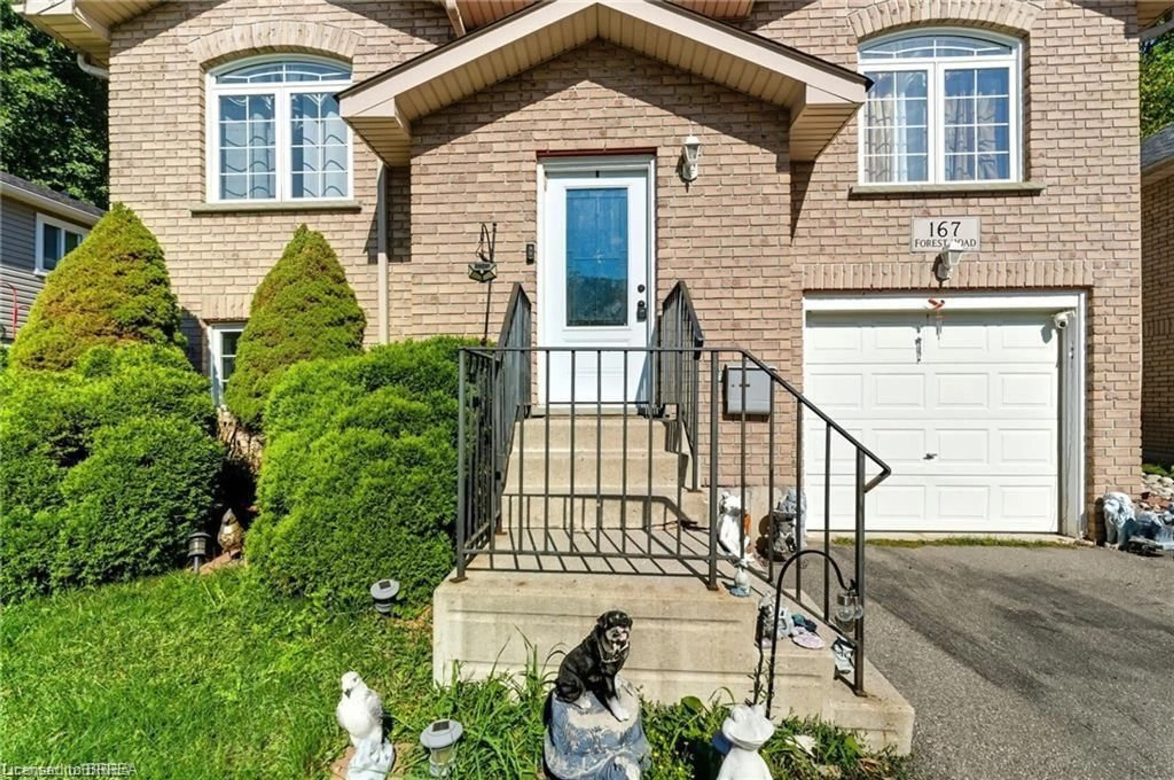 Home with brick exterior material, street for 167 Forest Rd, Brantford Ontario N3S 7L5