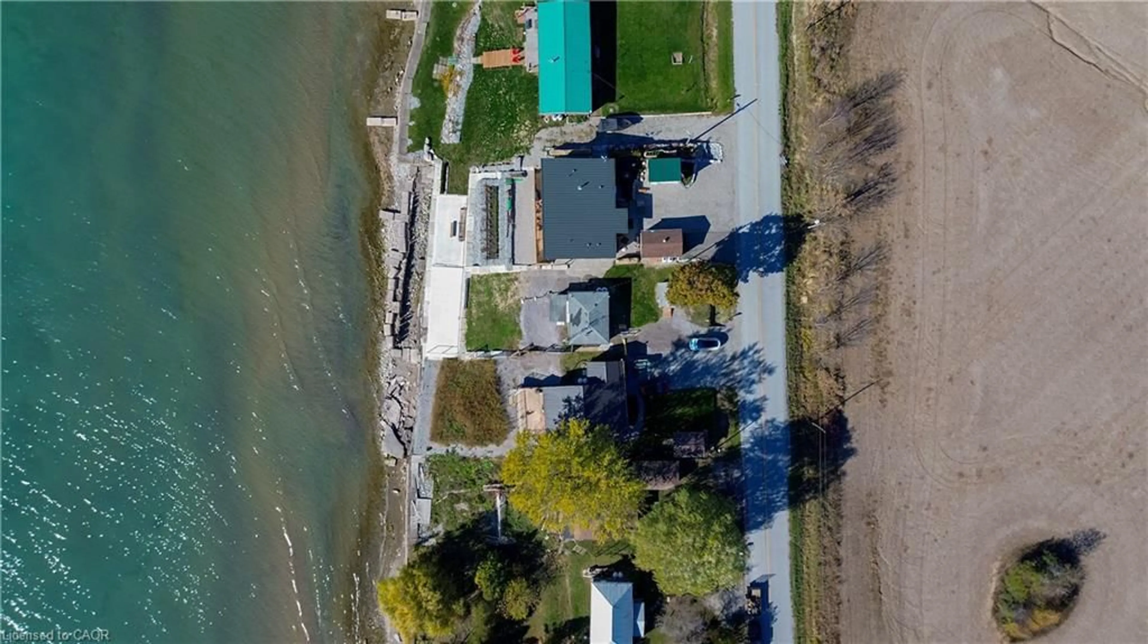 A pic from outside/outdoor area/front of a property/back of a property/a pic from drone, water/lake/river/ocean view for 370 South Coast Dr, Nanticoke Ontario N0A 1L0