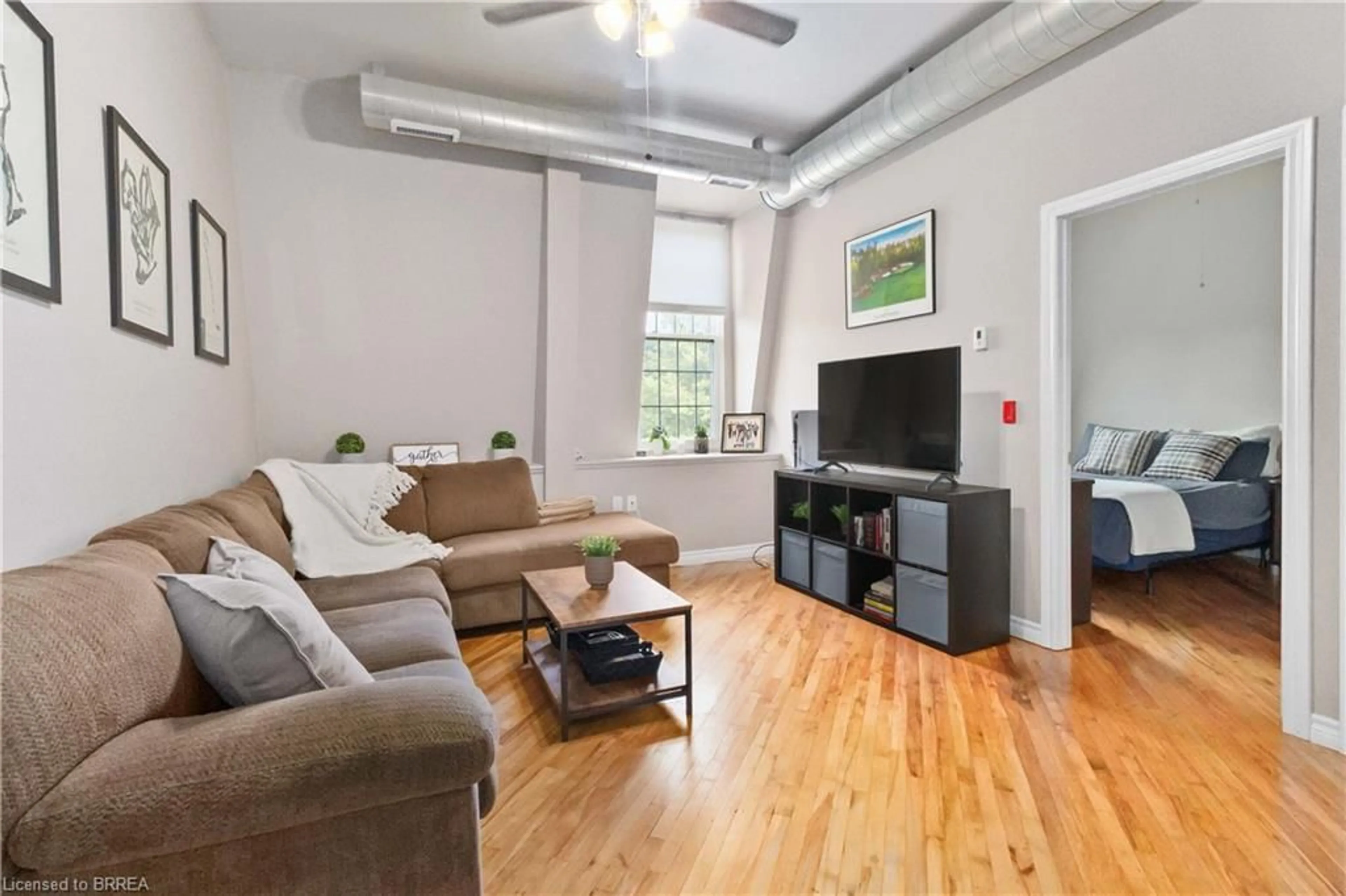 Living room with furniture, unknown for 140 West River St #504, Paris Ontario N3L 0B7