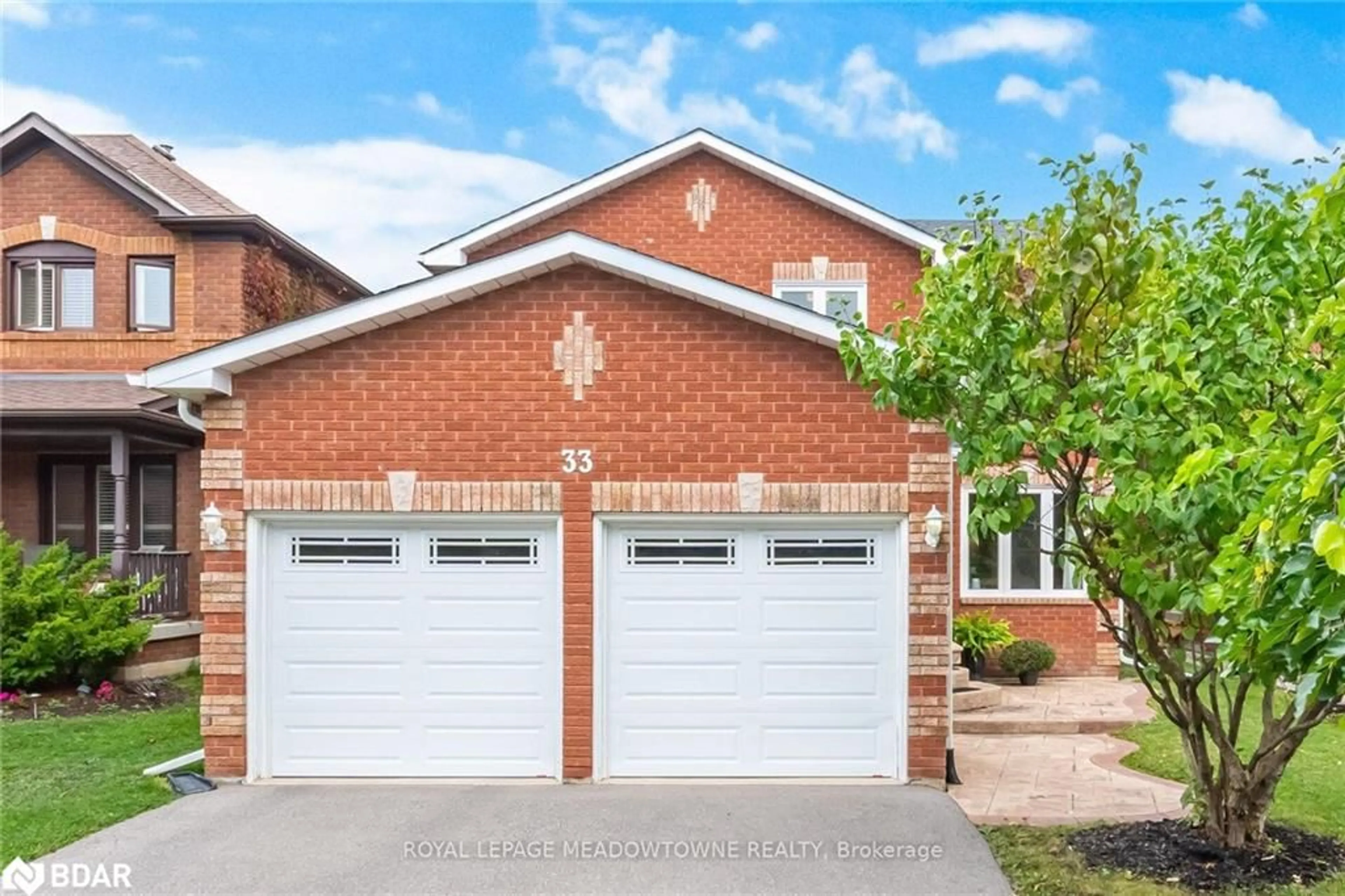 Home with brick exterior material, street for 33 Harrop Ave, Georgetown Ontario L7G 5R4