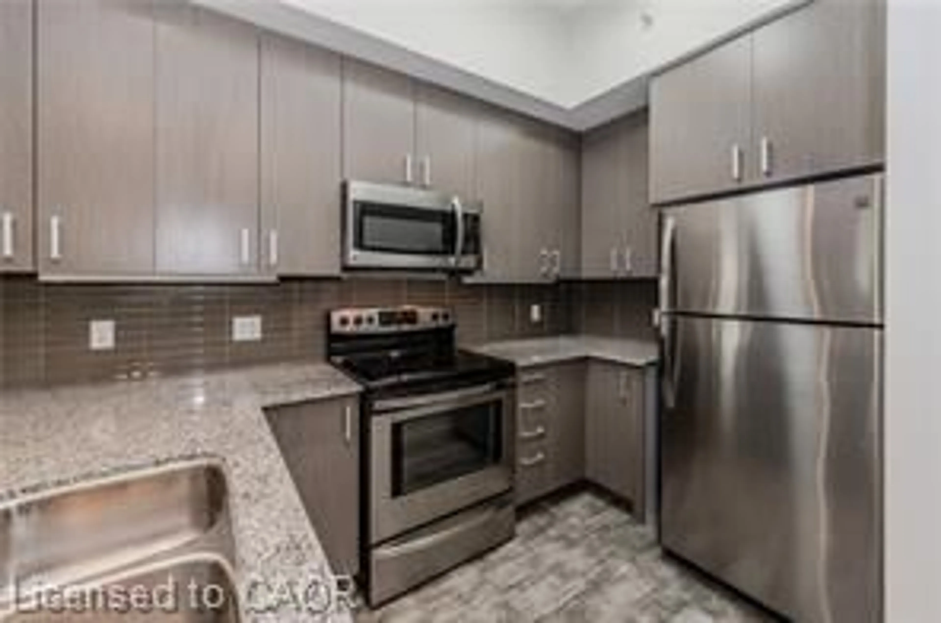 Standard kitchen, unknown for 62 Balsam St #H204, Waterloo Ontario N2L 3H2