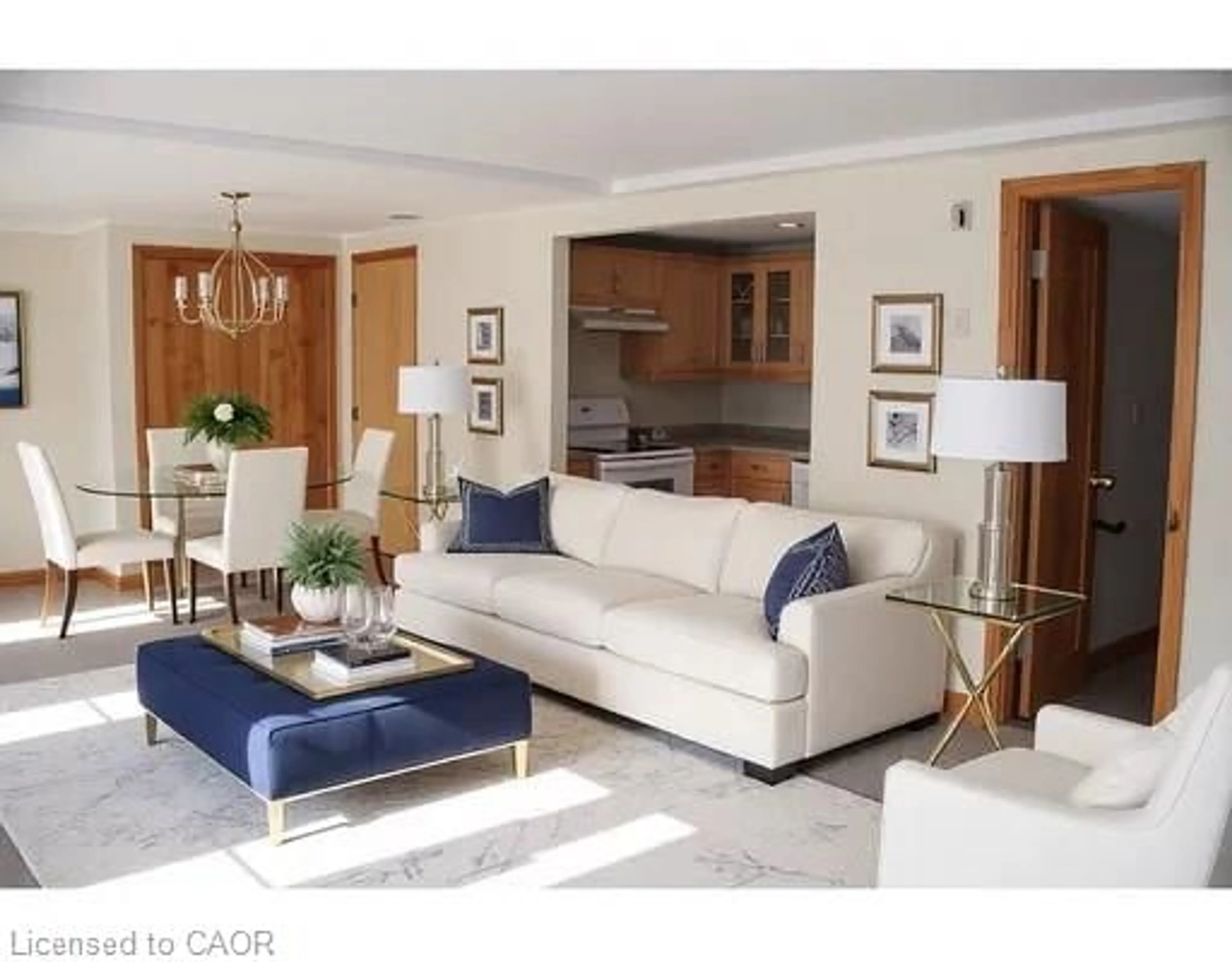 Living room with furniture, unknown for 5 Father David Bauer Dr #401, Waterloo Ontario N2L 6M2