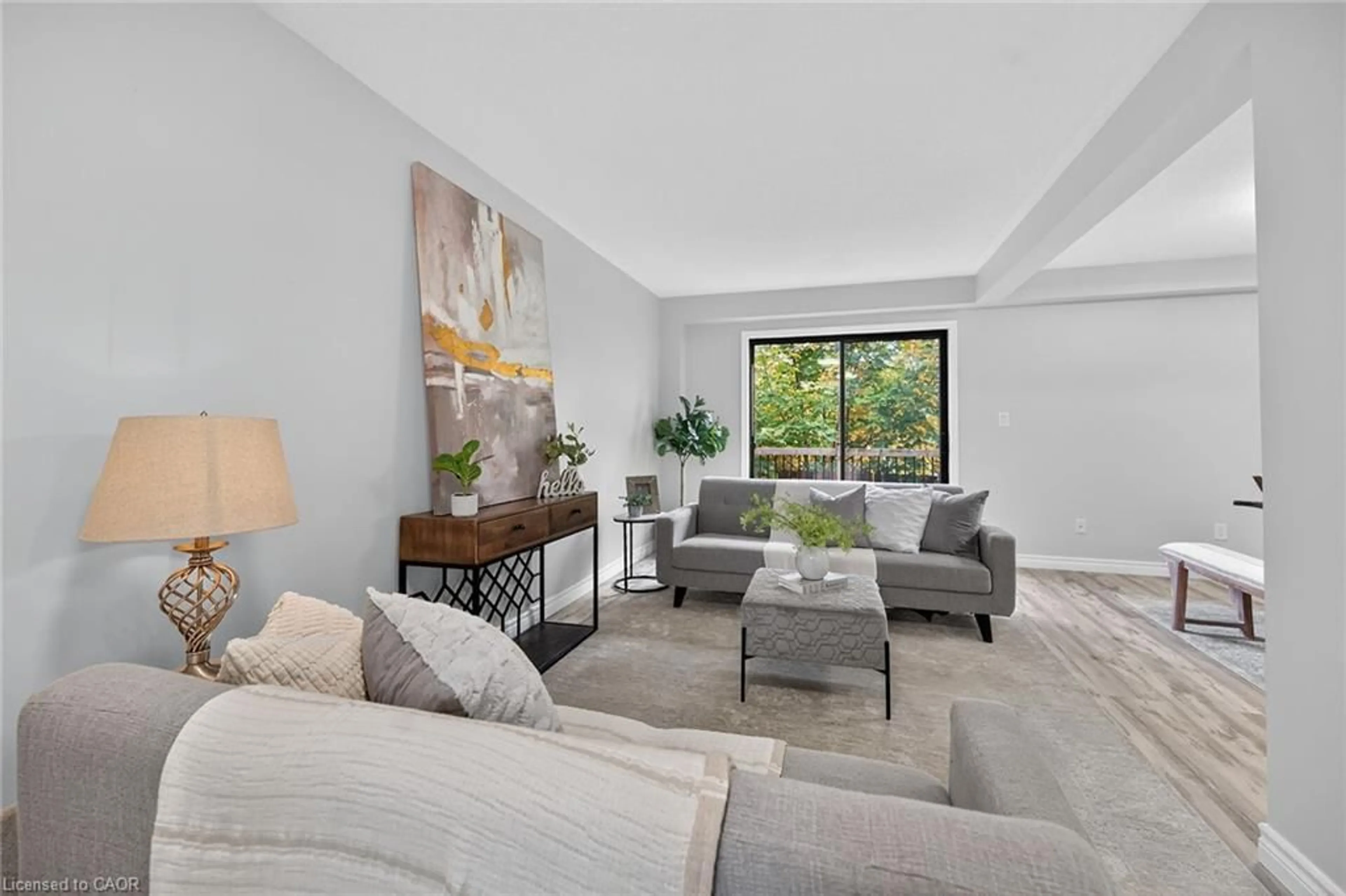 Living room with furniture, unknown for 54 Argyle St #11, Caledonia Ontario N3W 1H9