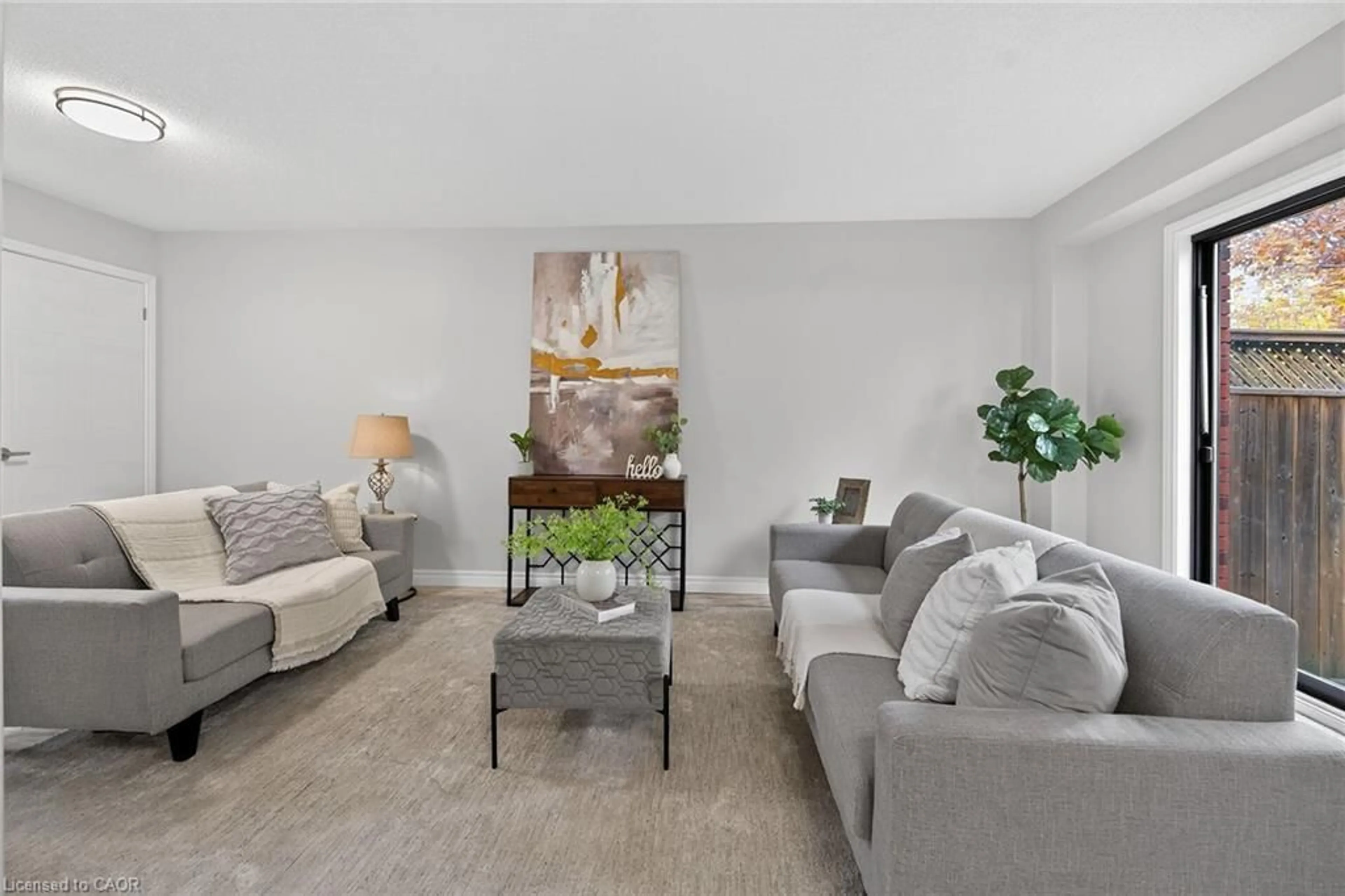 Living room with furniture, unknown for 54 Argyle St #11, Caledonia Ontario N3W 1H9