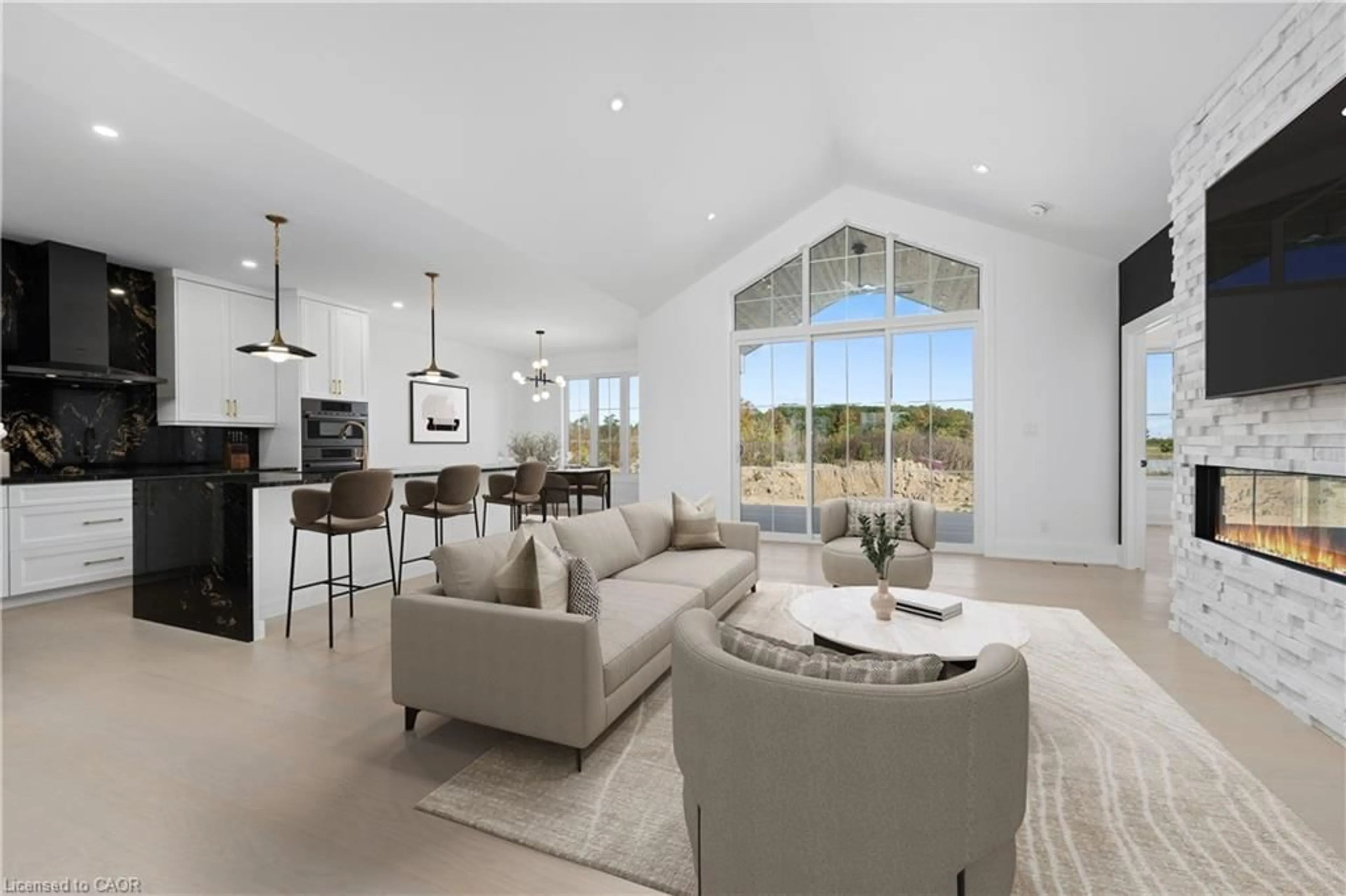 Living room with furniture, unknown for 4149 Bucknall Lane, Campden Ontario L0R 1G0