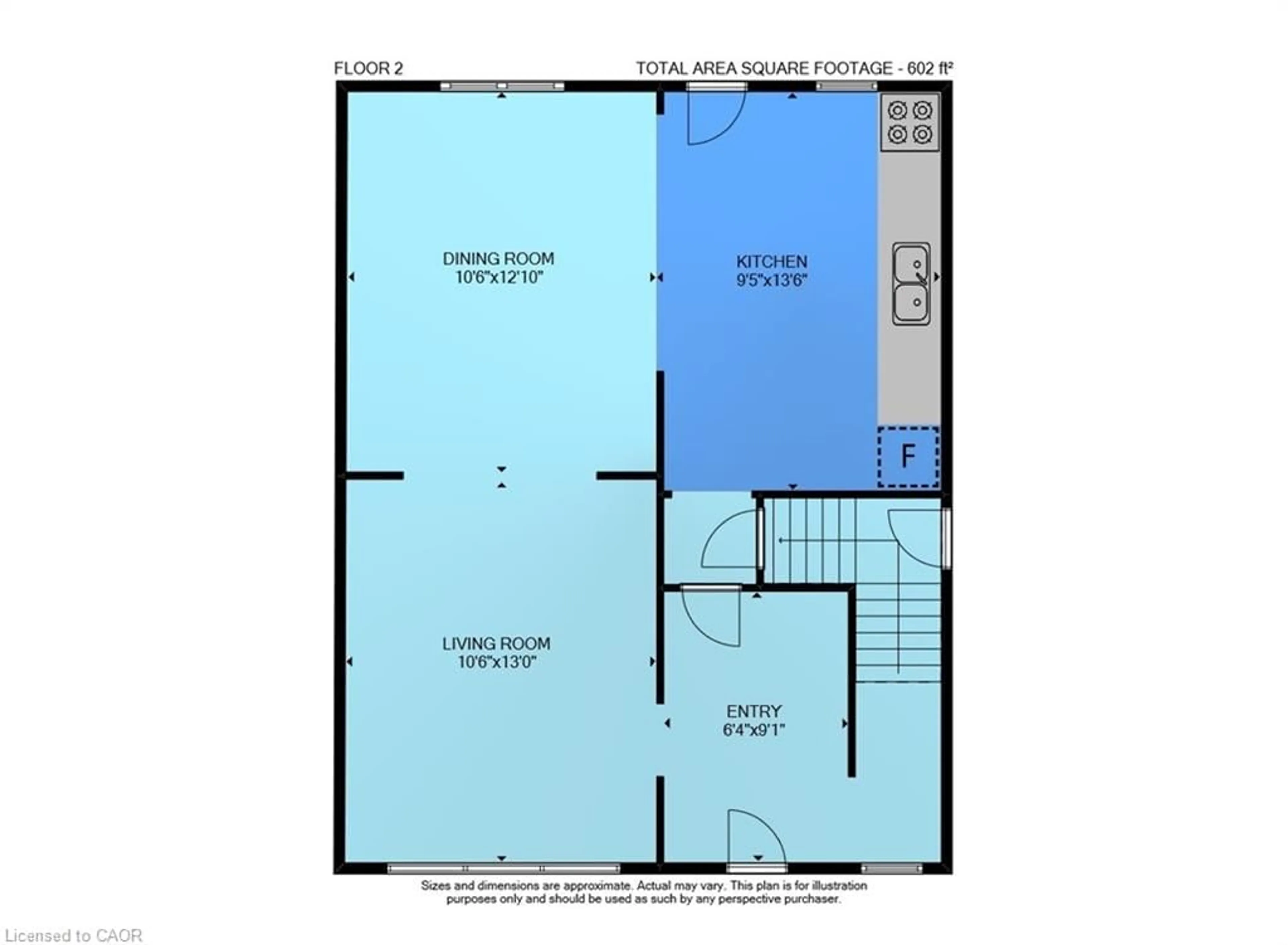 Floor plan for 72 London St, Hamilton Ontario L8H 4B5