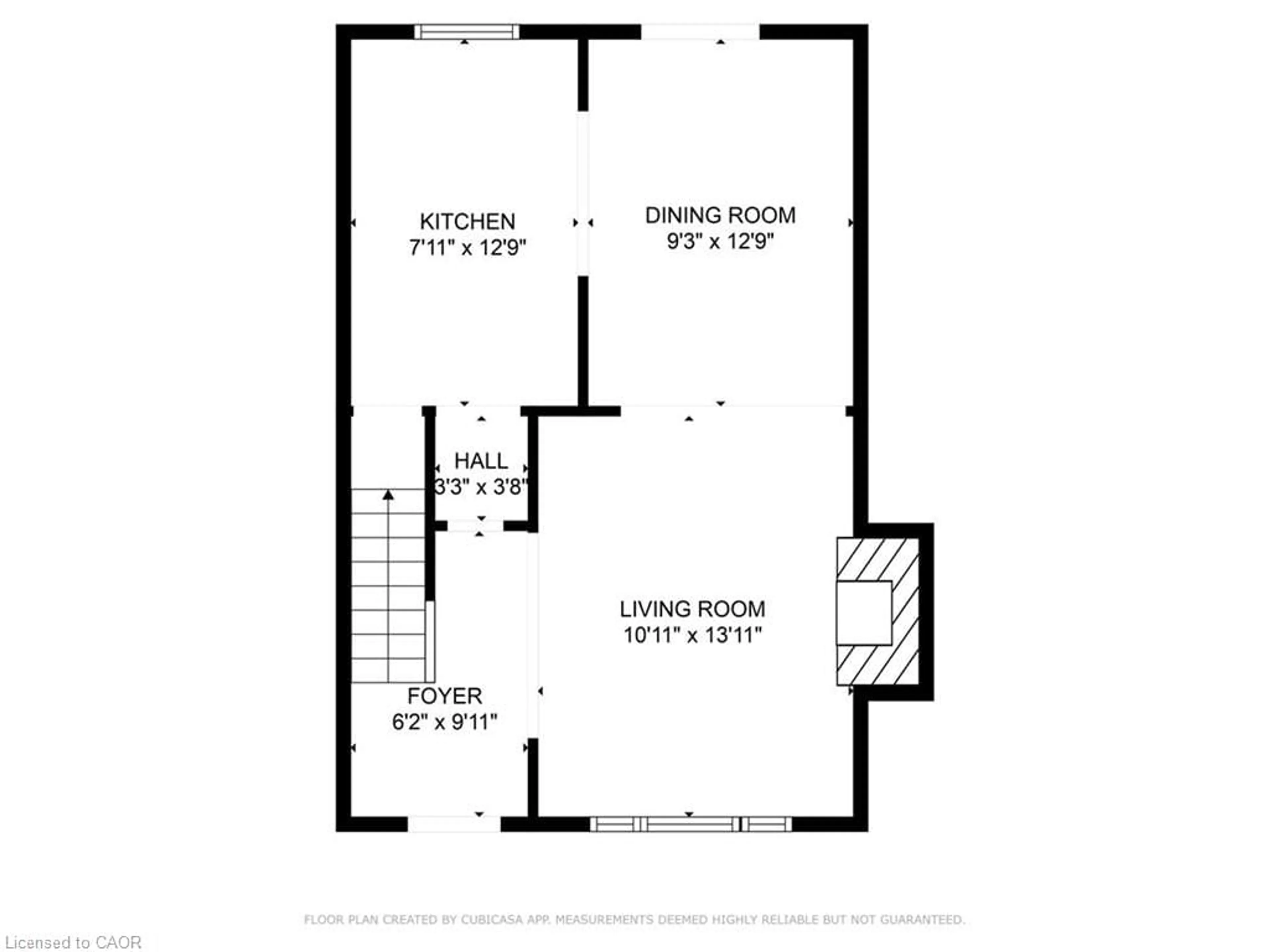 Floor plan for 719 Kingston Rd, Toronto Ontario M4E 1R8