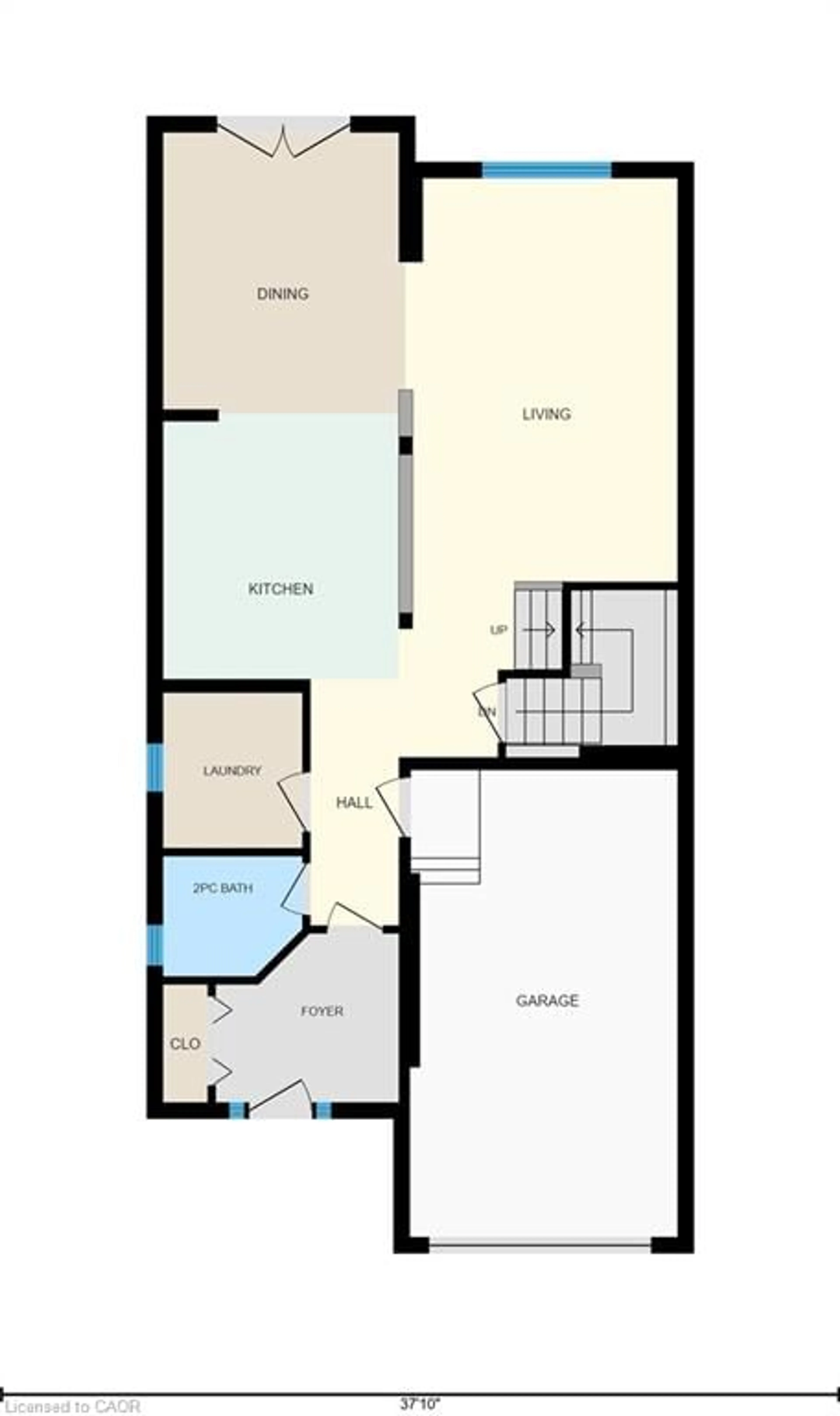 Floor plan for 723 Black Cherry St, Waterloo Ontario N2V 2P3
