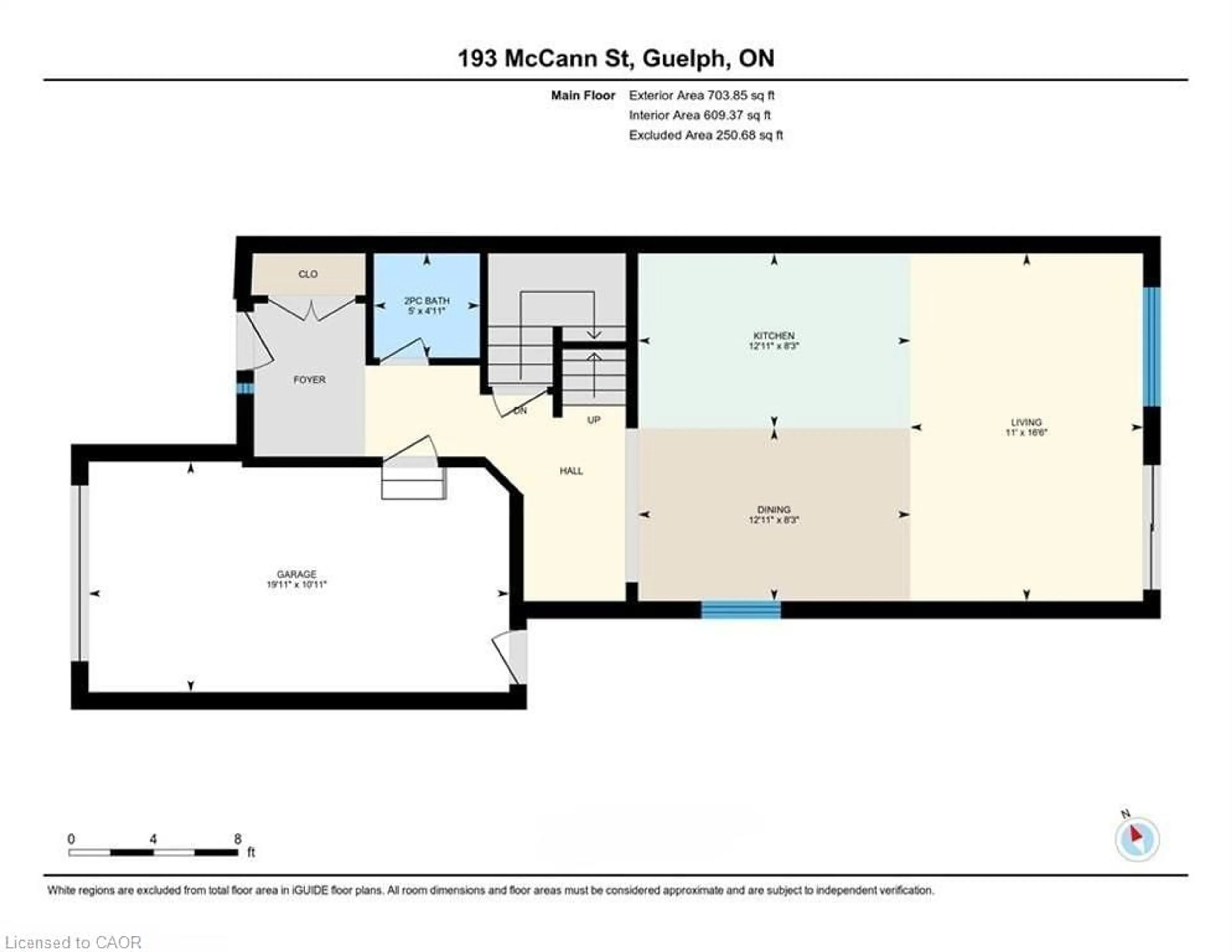 Floor plan for 193 Mccann St, Guelph Ontario N1G 0A6