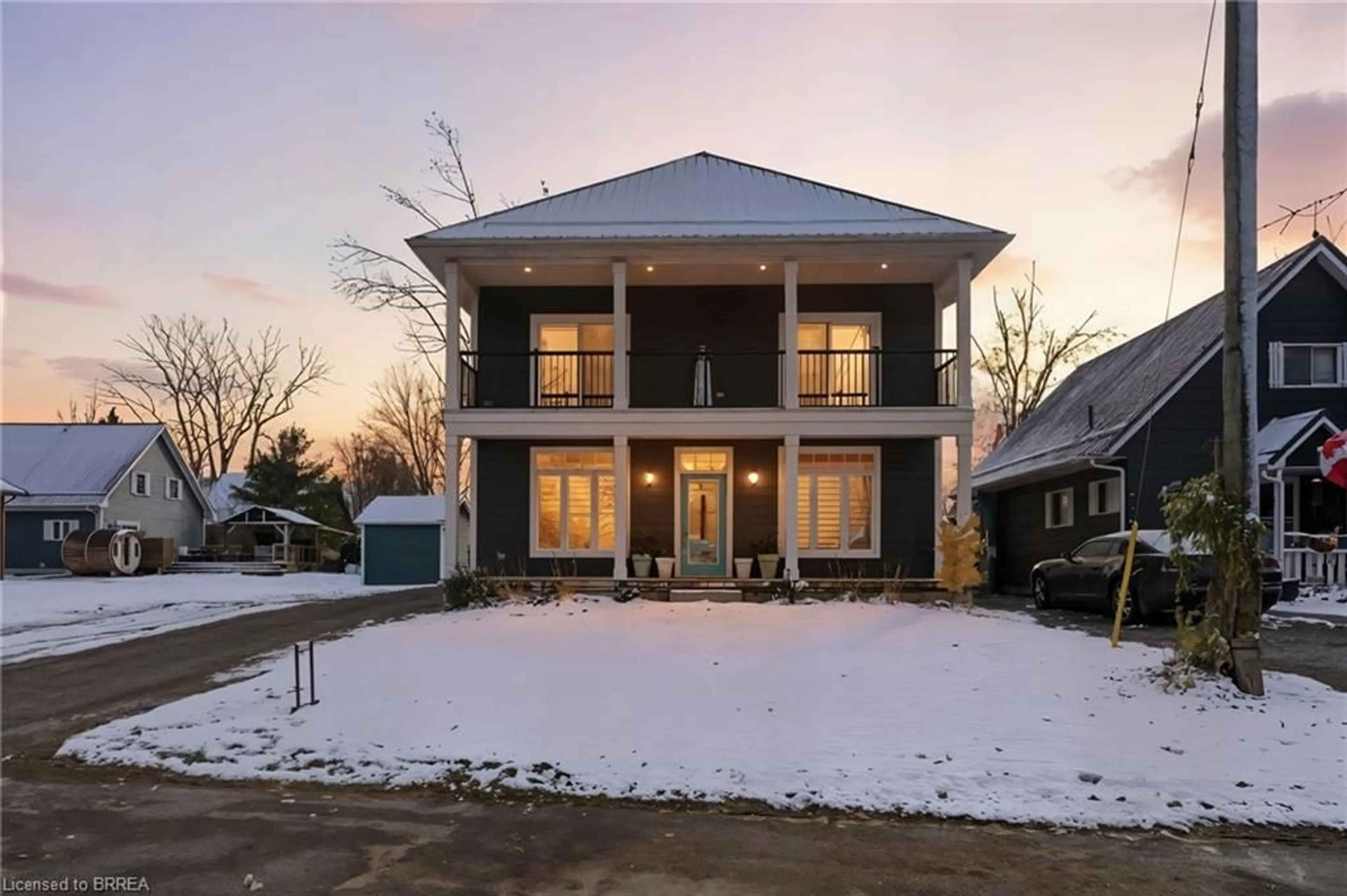 Home with brick exterior material, street for 8 Arnold St, Turkey Point Ontario N0E 1T0