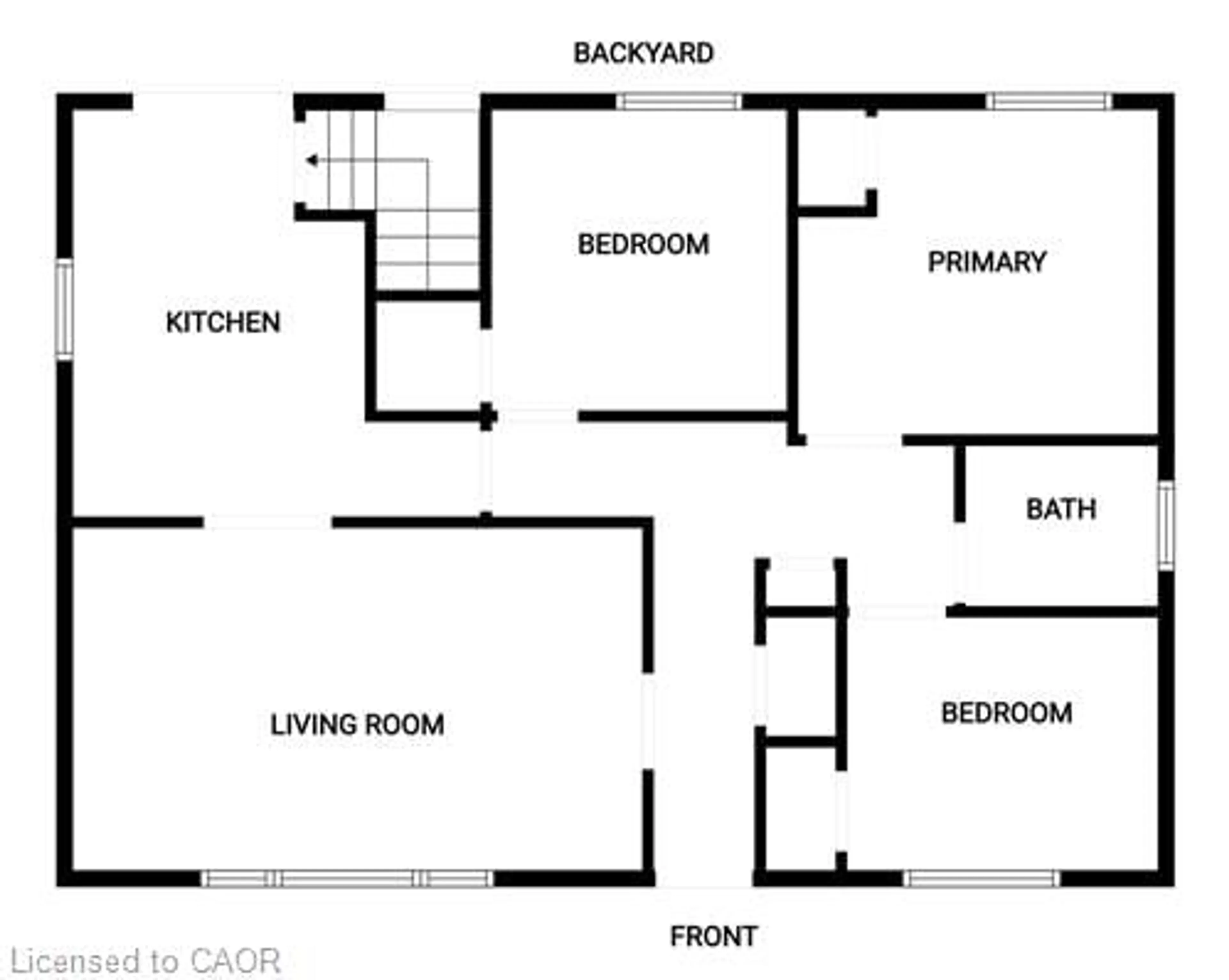 Floor plan for 158 Howe Ave, Hamilton Ontario L9A 1X8
