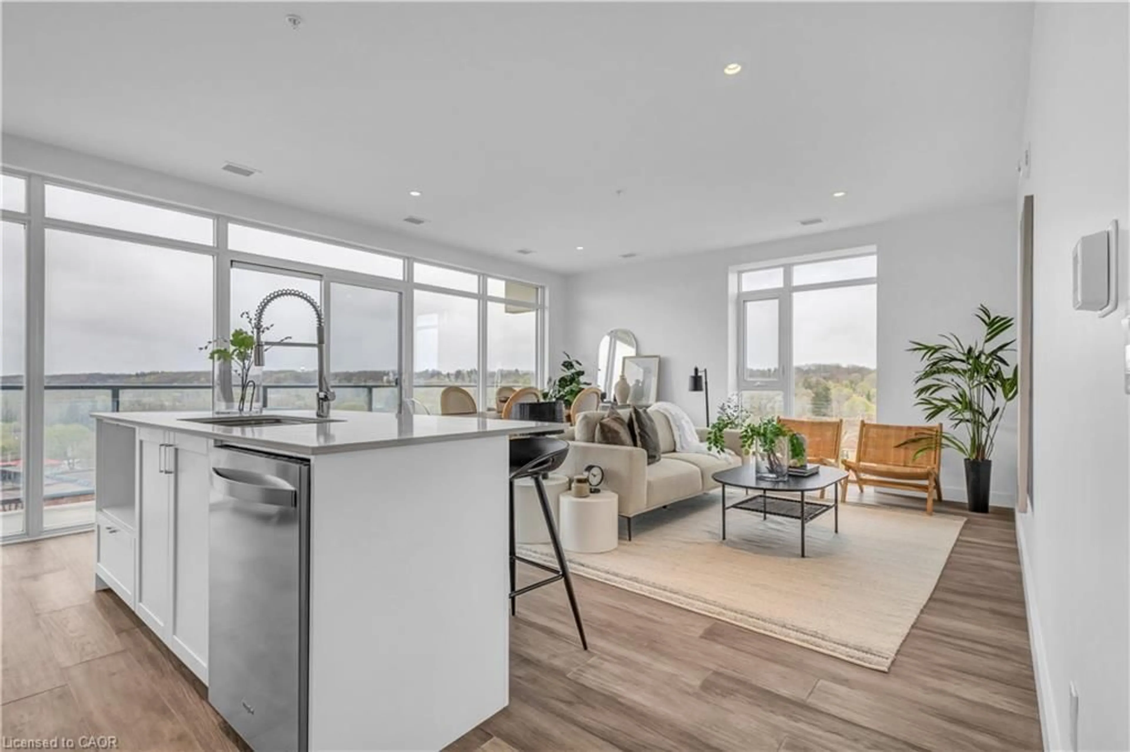 Open concept kitchen, unknown for 15 Glebe St #1414, Cambridge Ontario N1S 0C3