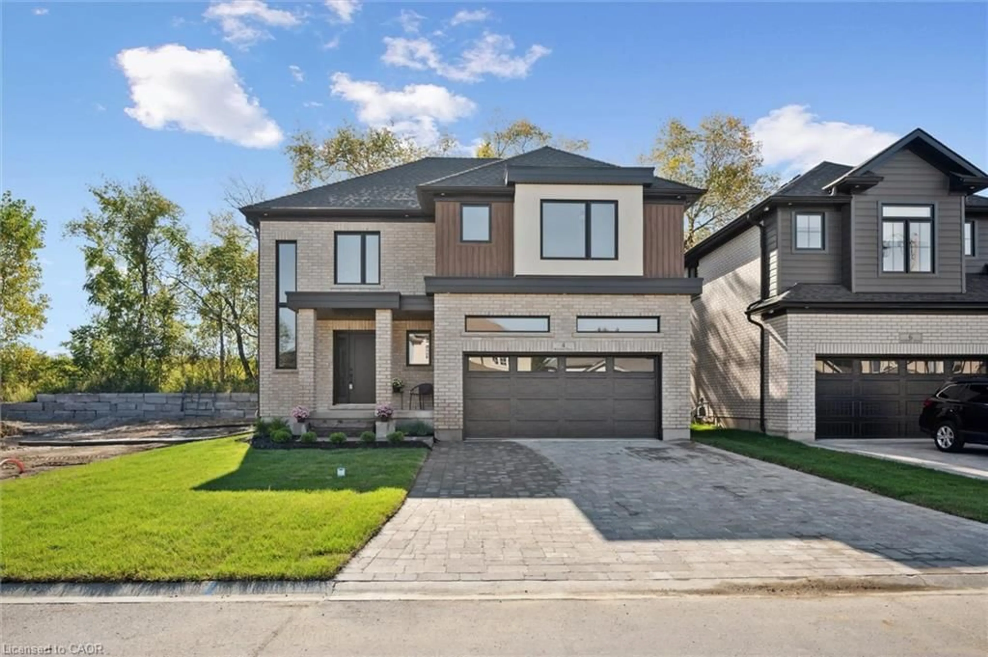 Home with brick exterior material, street for 4 Winders Trail, Ingersoll Ontario N5C 0A6