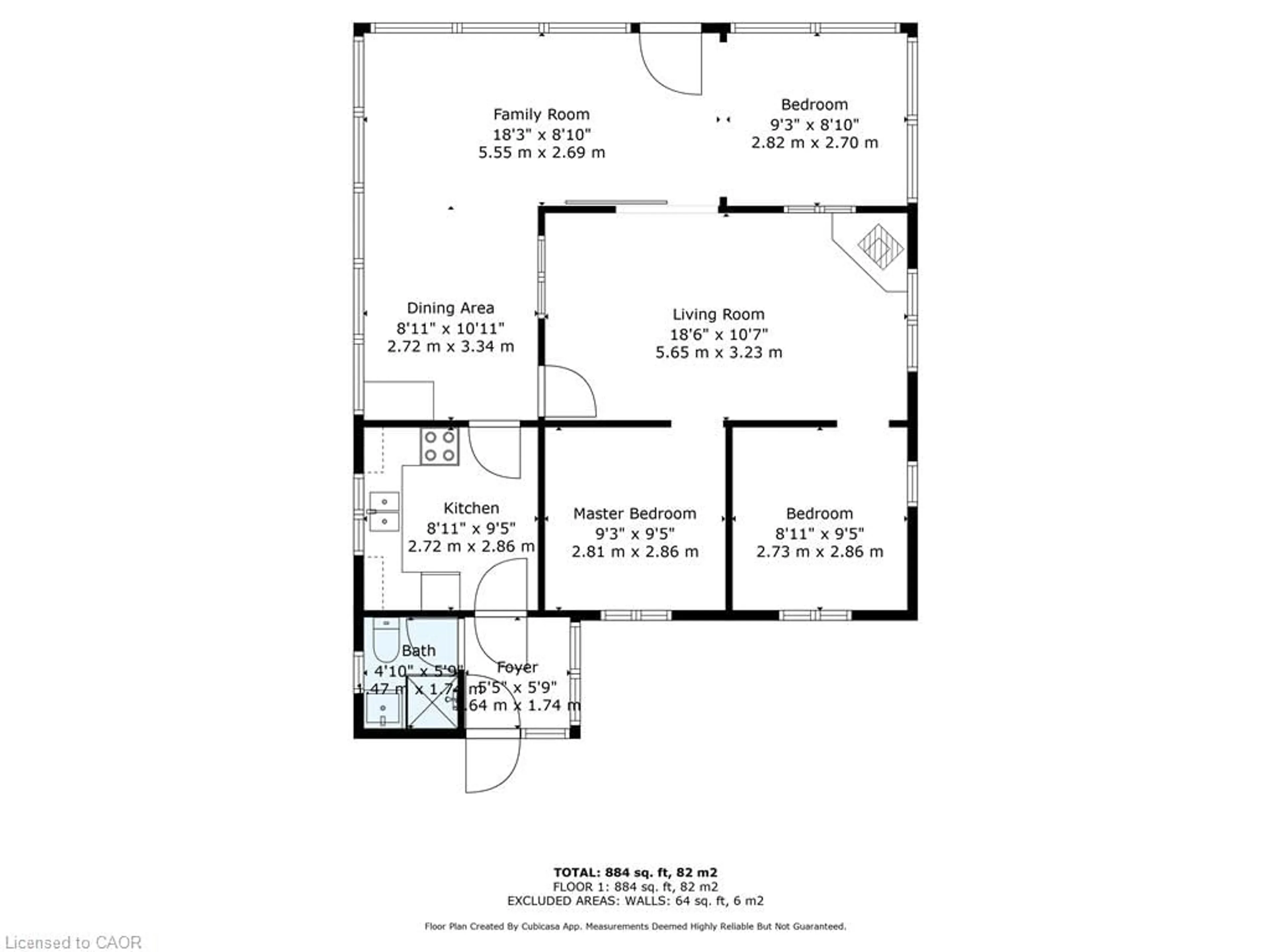 Floor plan for 303 Erie Blvd, Long Point Ontario N0E 1M0