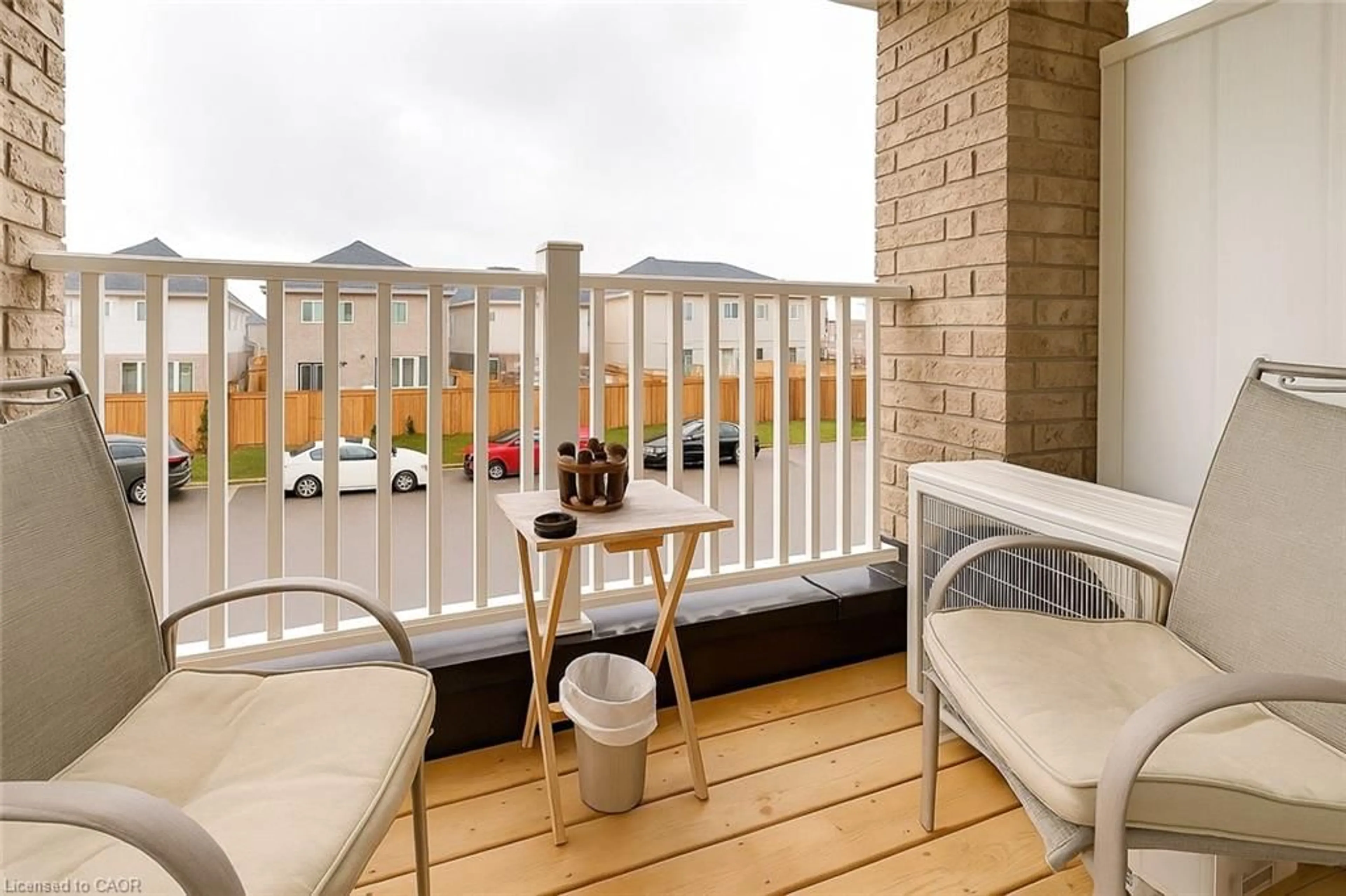 Balcony in the apartment, unknown for 113 Hartley Ave #35, Paris Ontario N3L 0K8