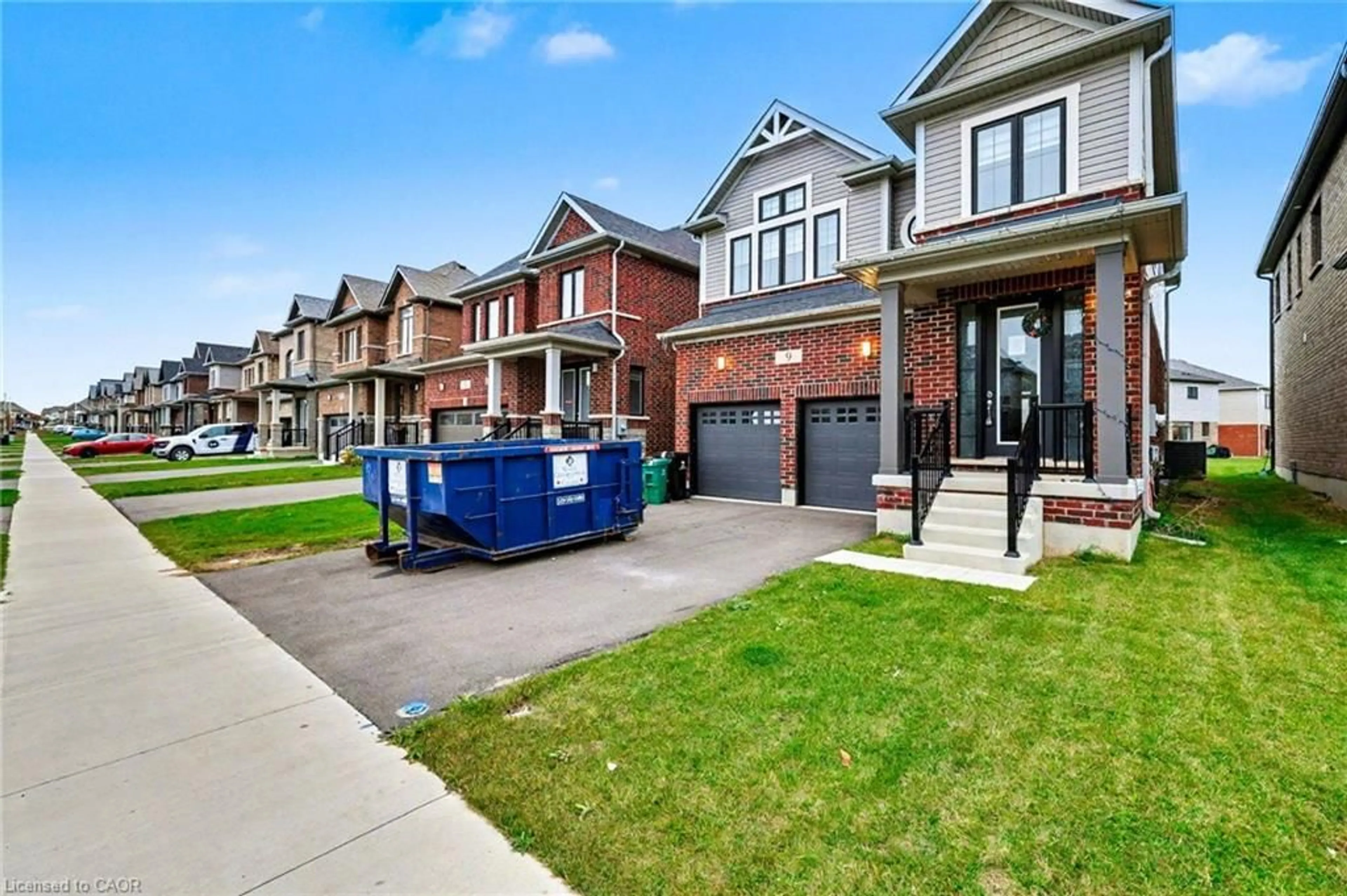 Home with brick exterior material, street for 9 Prince Philip Blvd, Ayr Ontario N0B 1E0