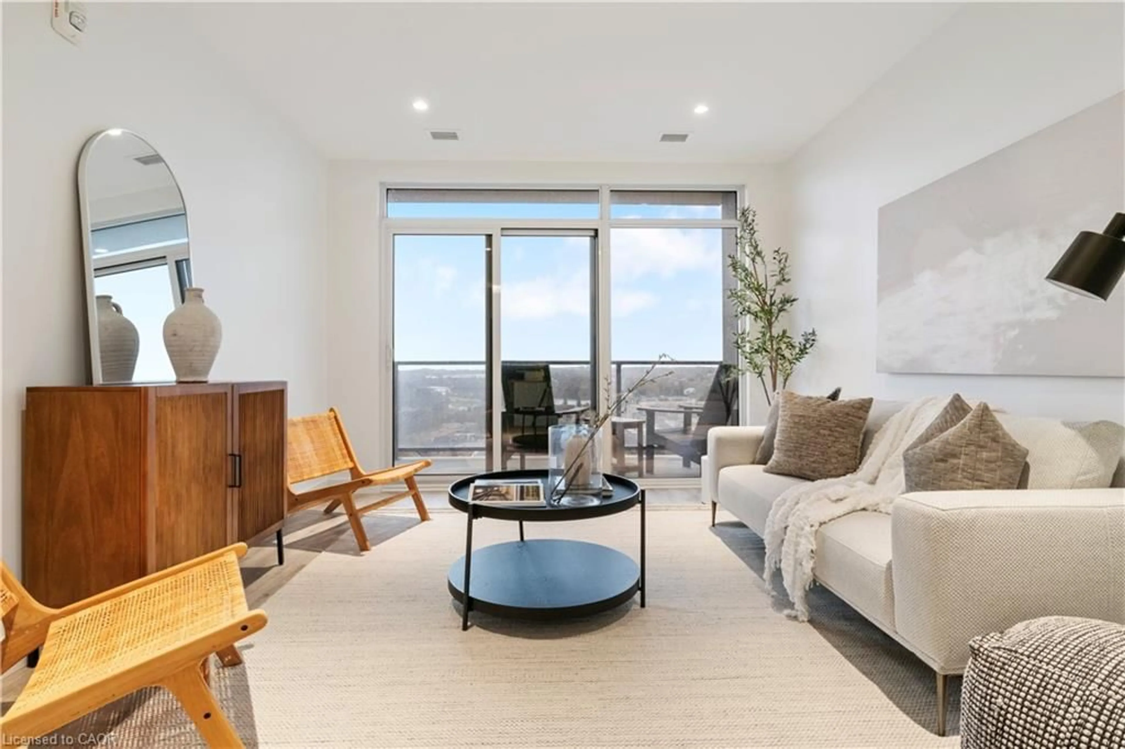 Living room with furniture, unknown for 50 Grand Ave #1905, Cambridge Ontario N1S 0C2